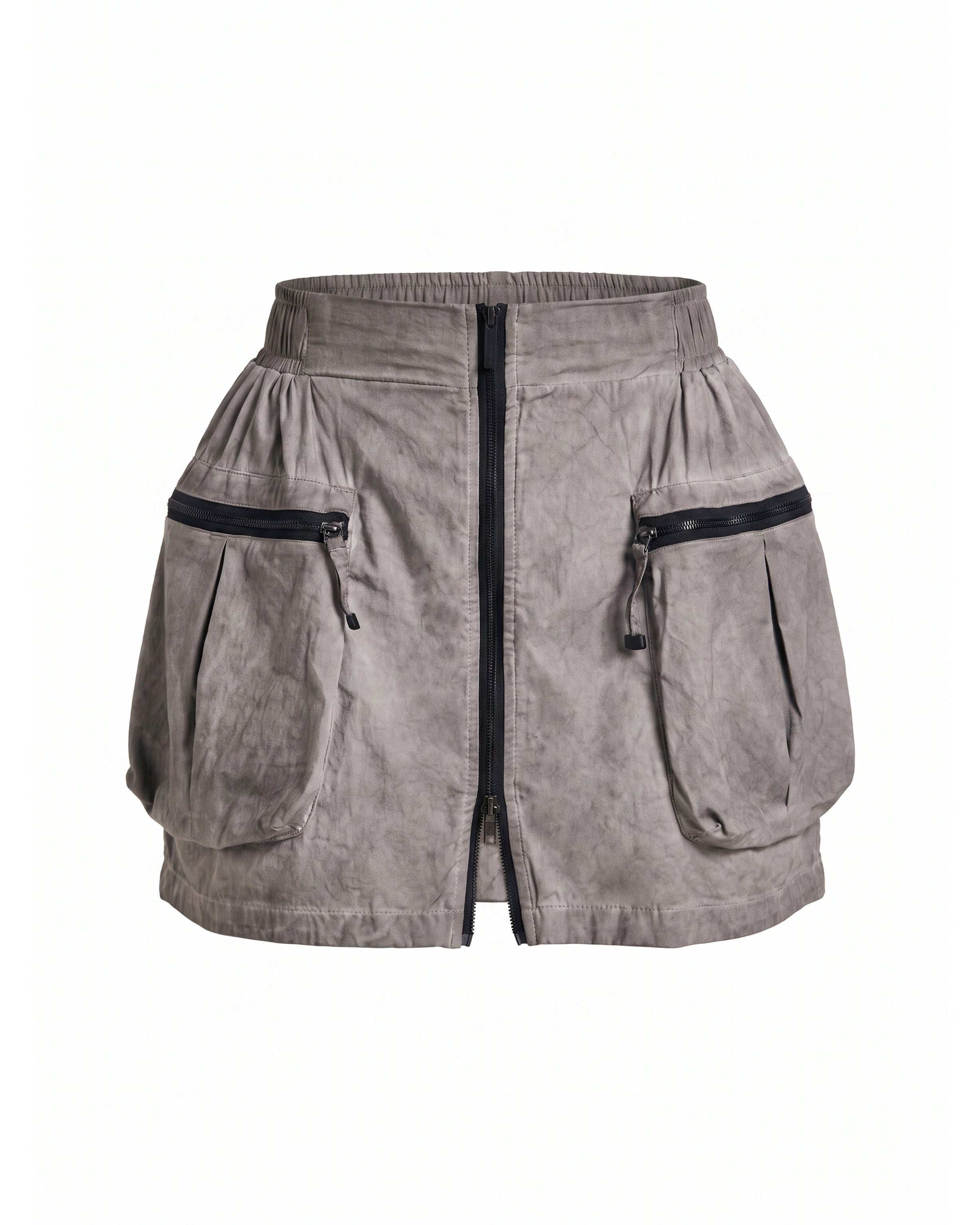 Cargo skirt in grey