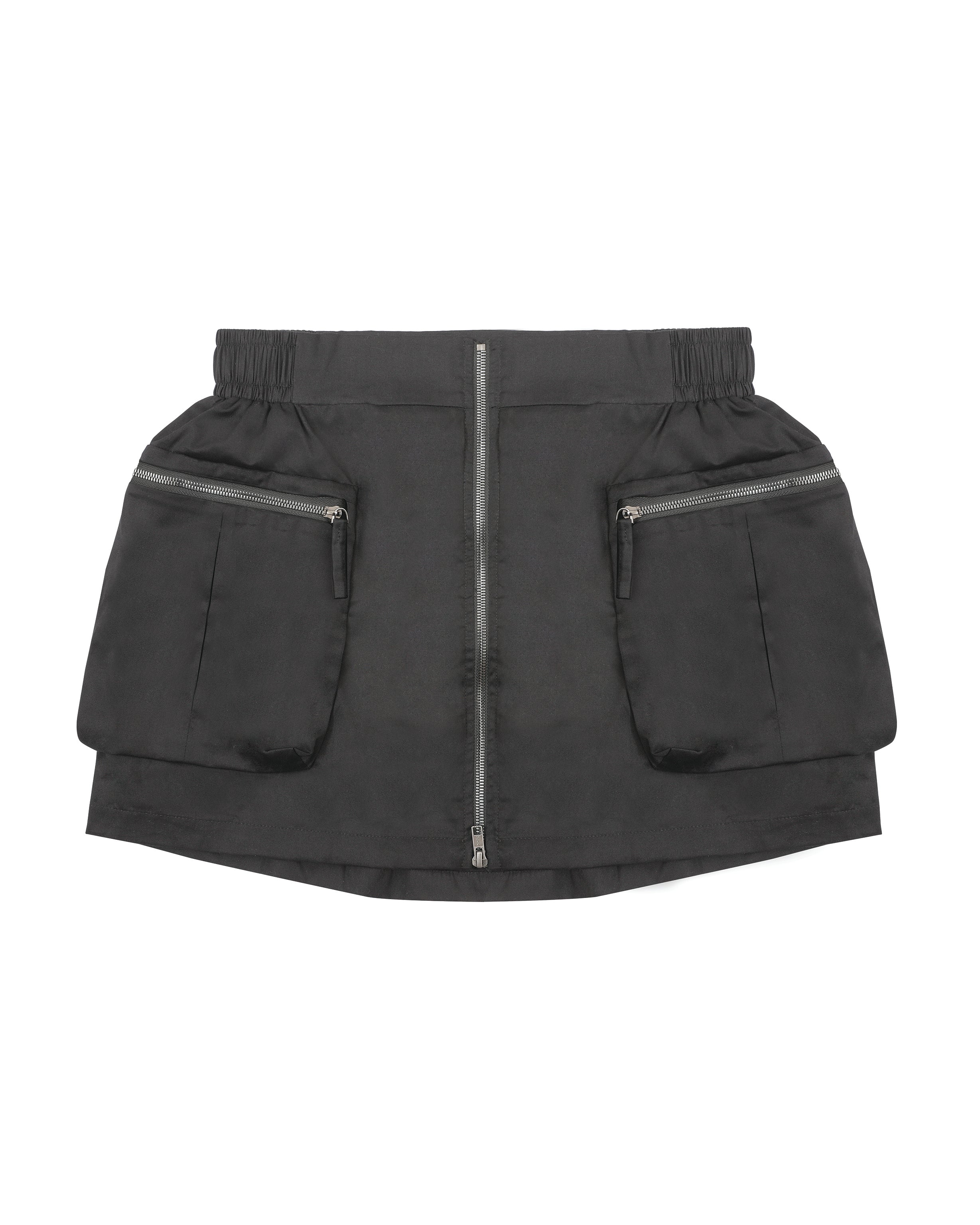 Cargo skirt in black - DESU clothing
