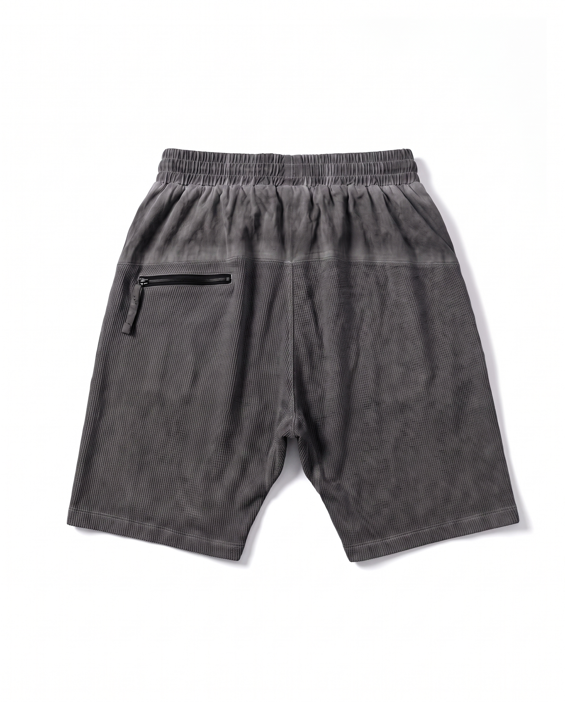 Grey Combo Shorts - DESU clothing