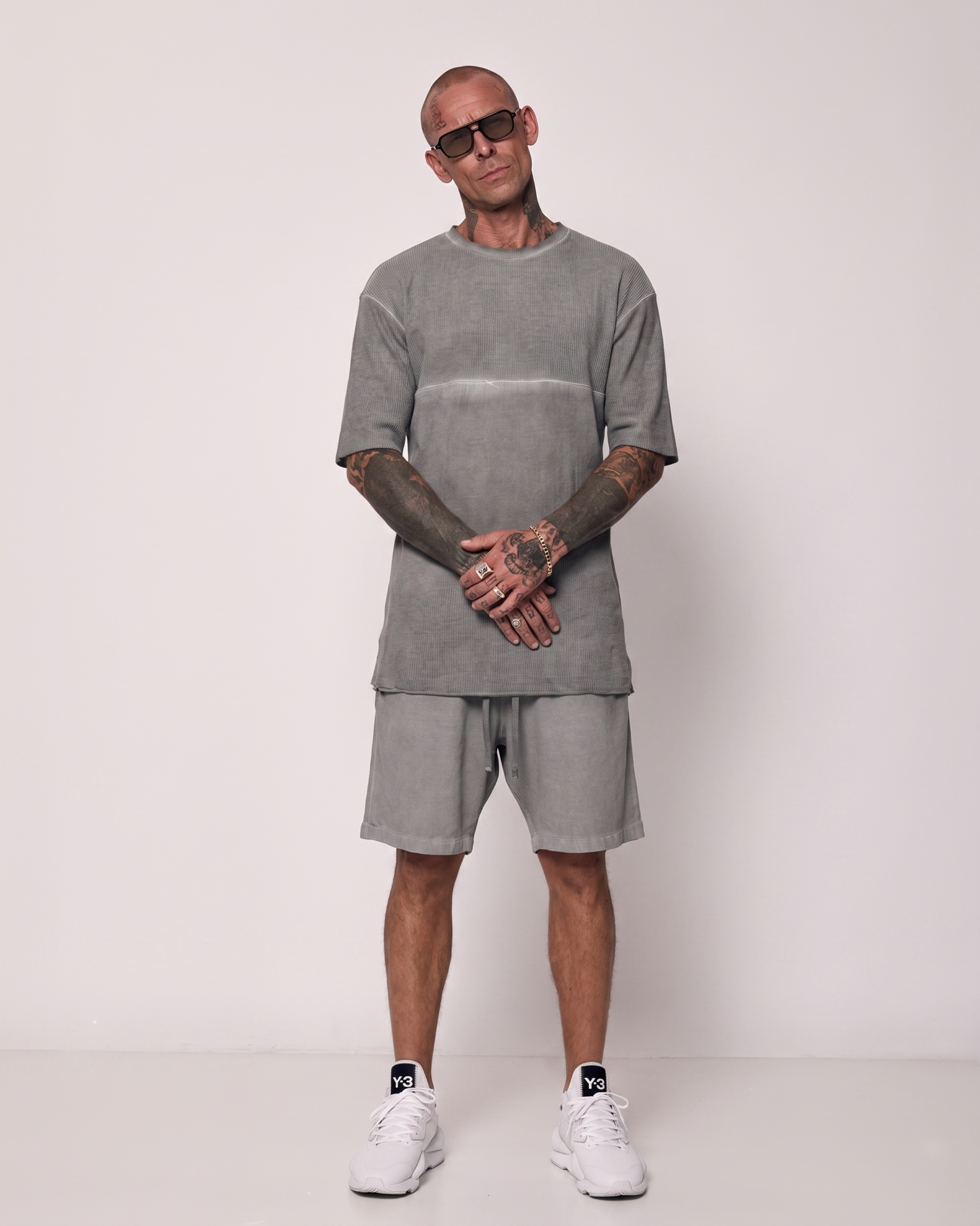 Combo T-shirt in Grey
