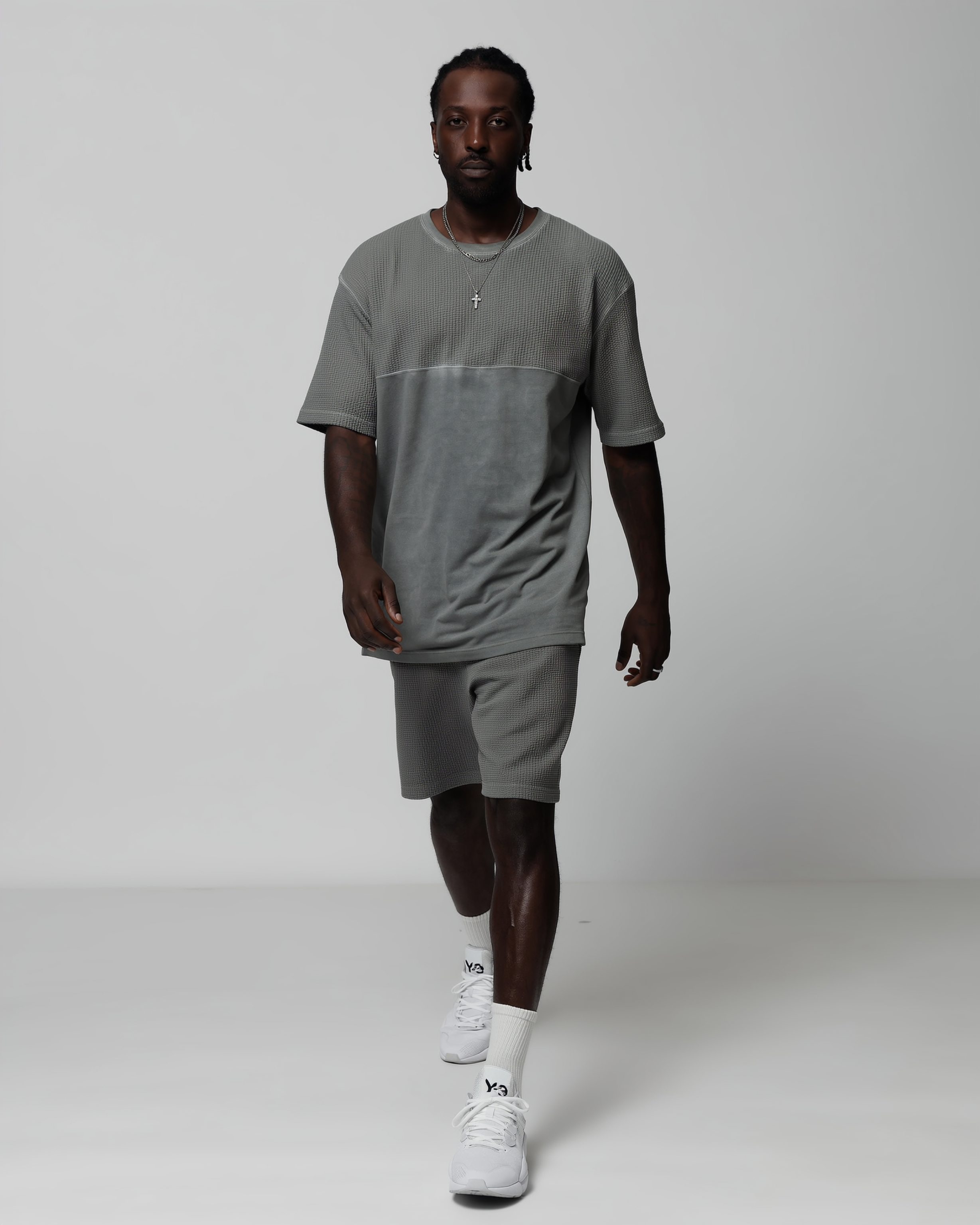 Combo T-shirt in Grey