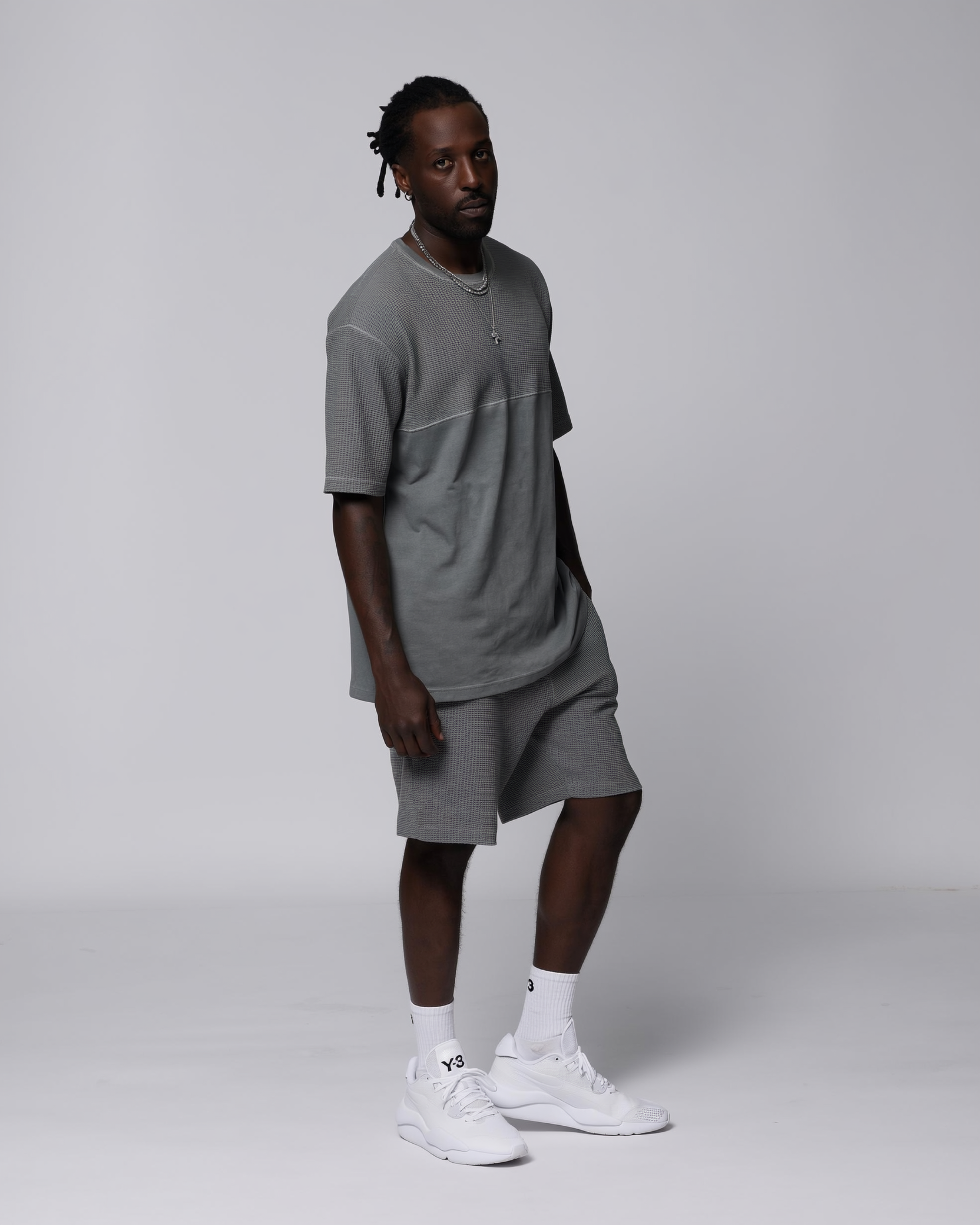 Combo T-shirt in Grey