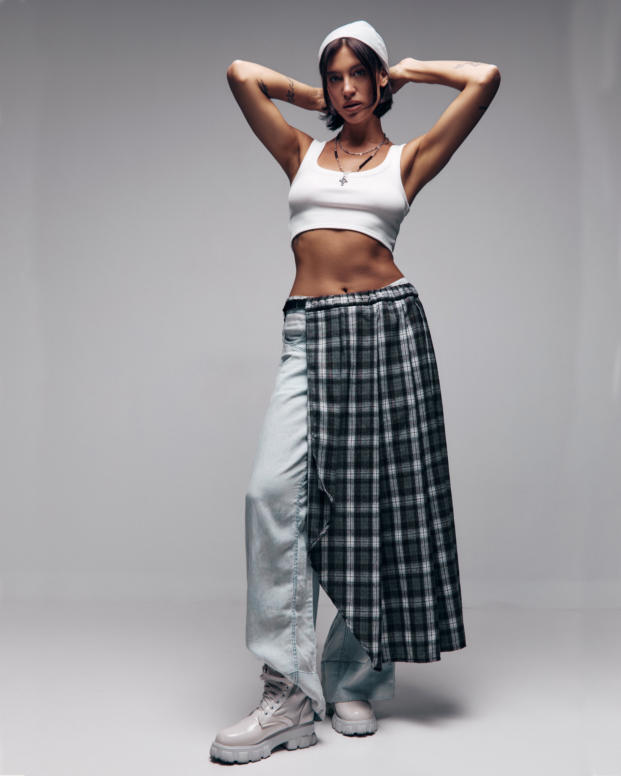 Kilt Flannel Skirt
