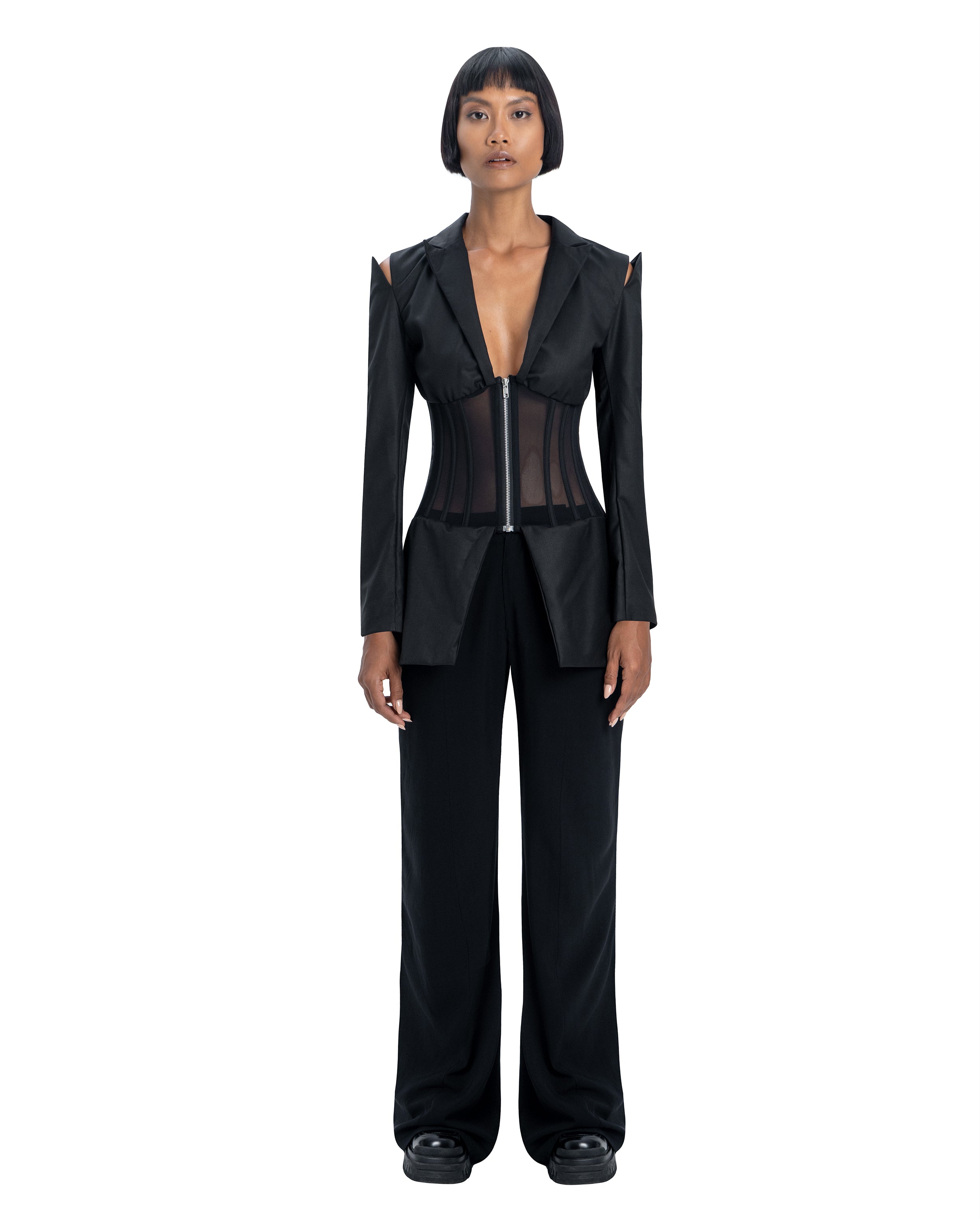 Net corset jacket