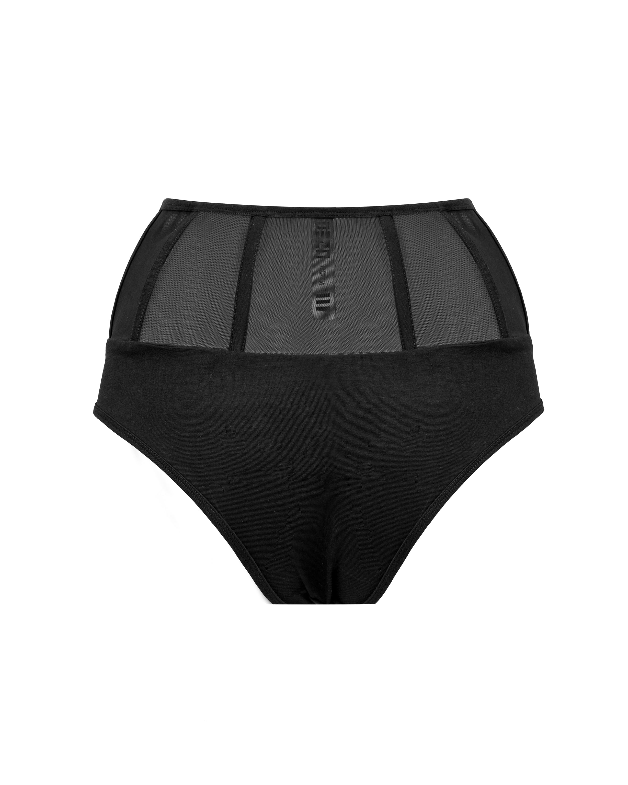 Power nett underwear in black - DESU clothing