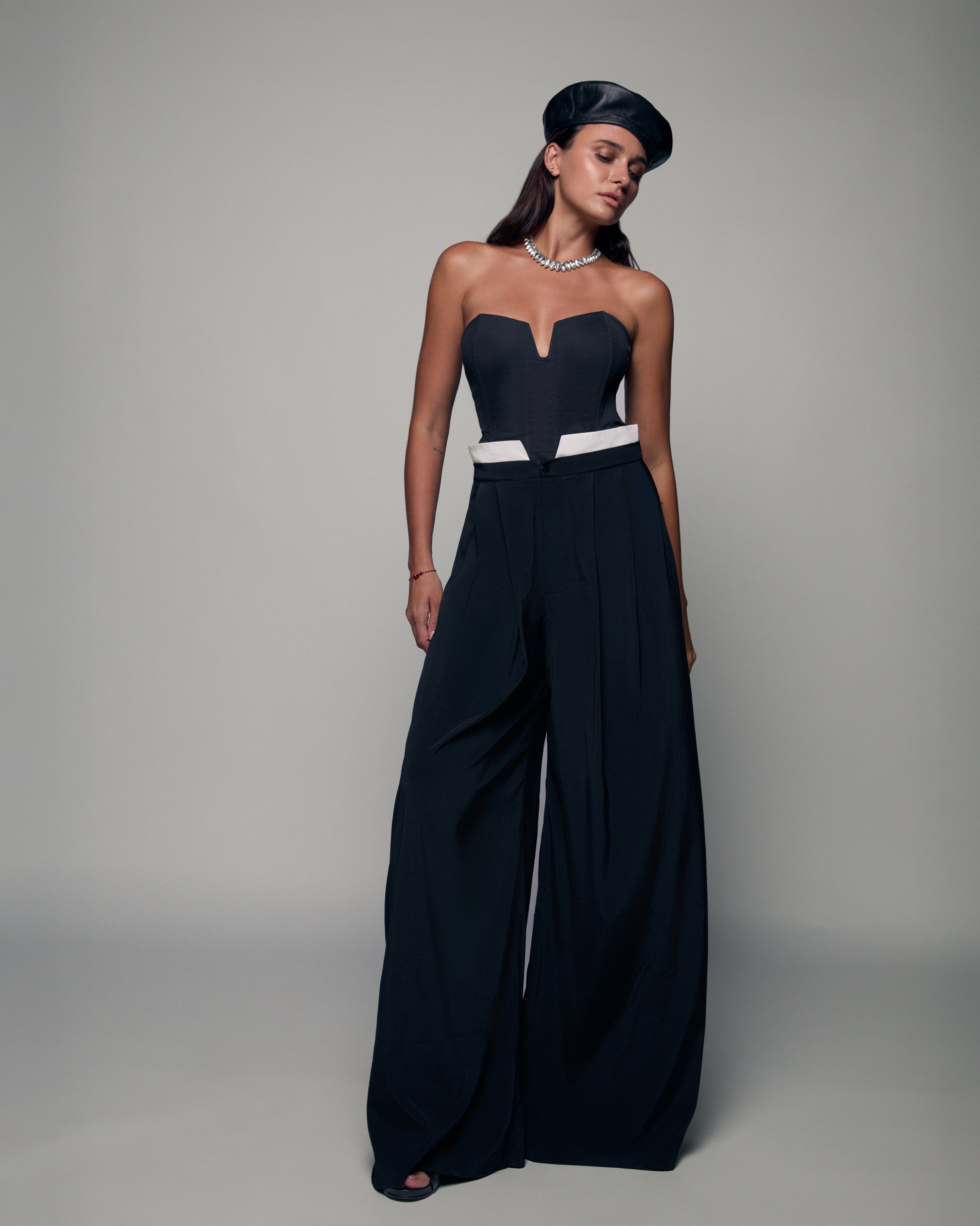 Palazzo Pants in Black - DESU clothing