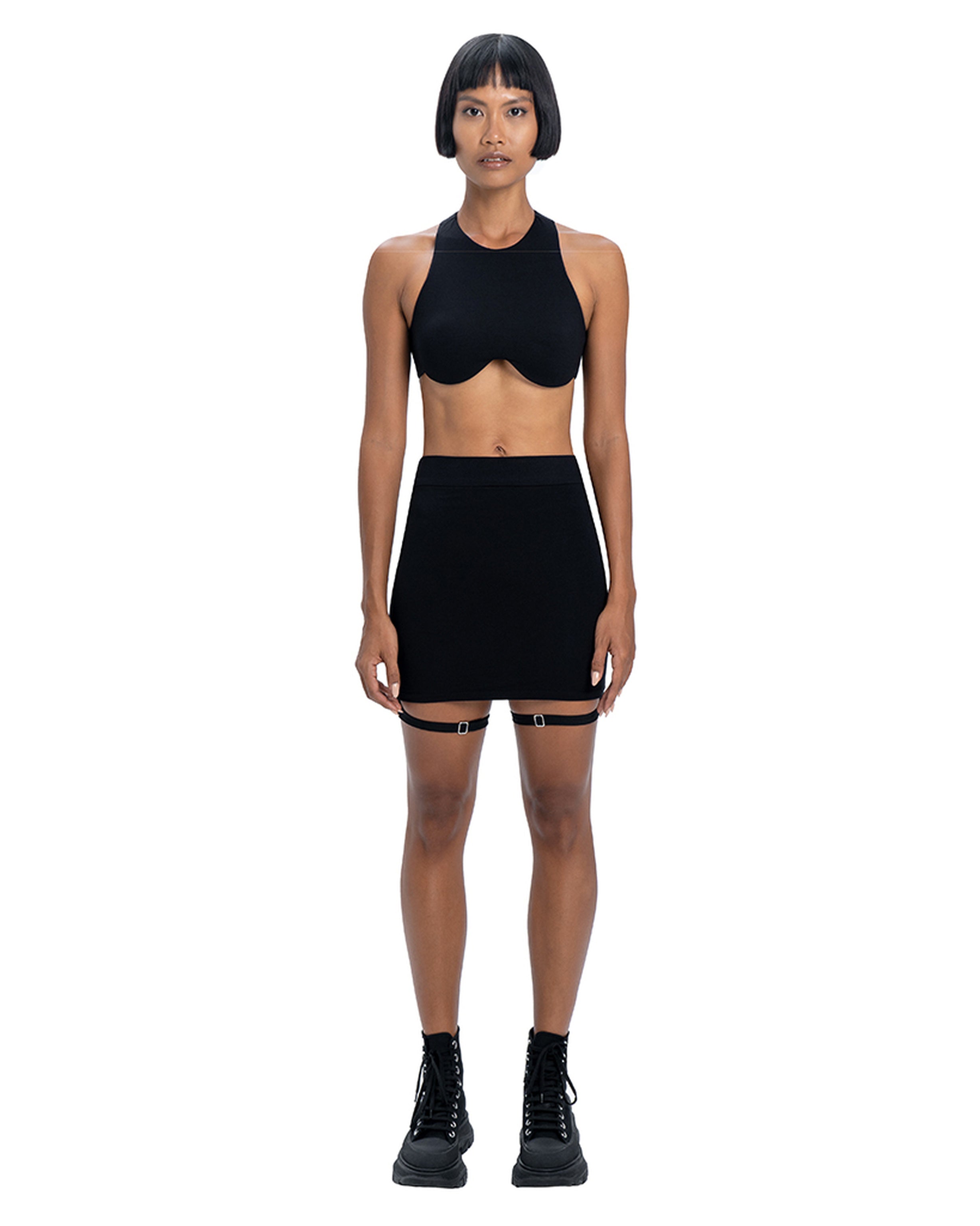 Skirt with straps - DESU clothing
