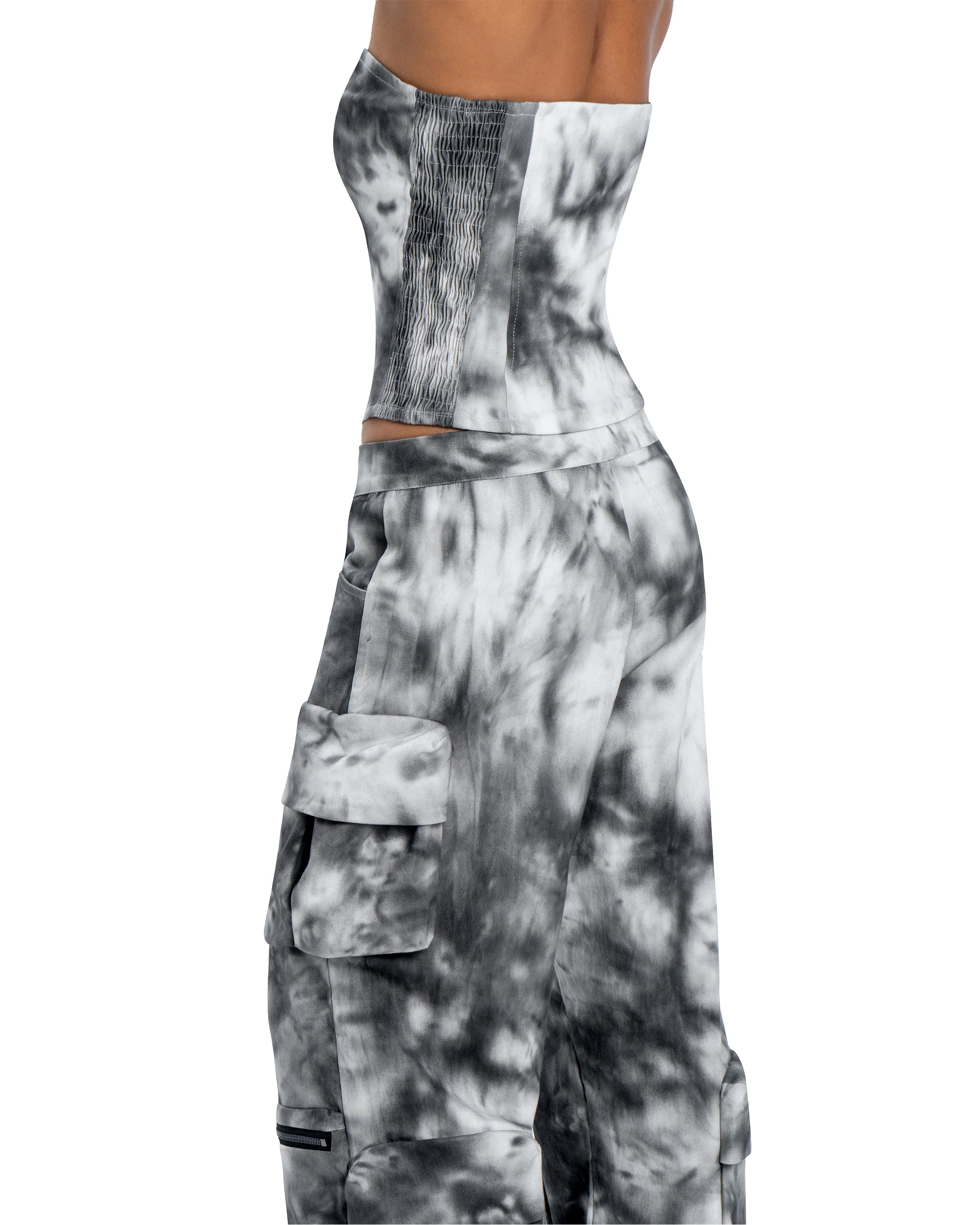 Tie dye corset