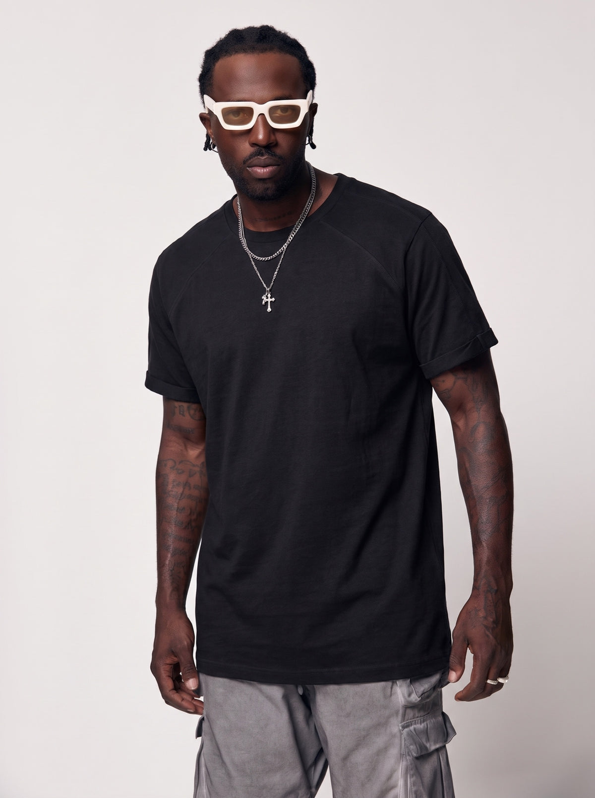 Tony T-Shirt in black - DESU clothing