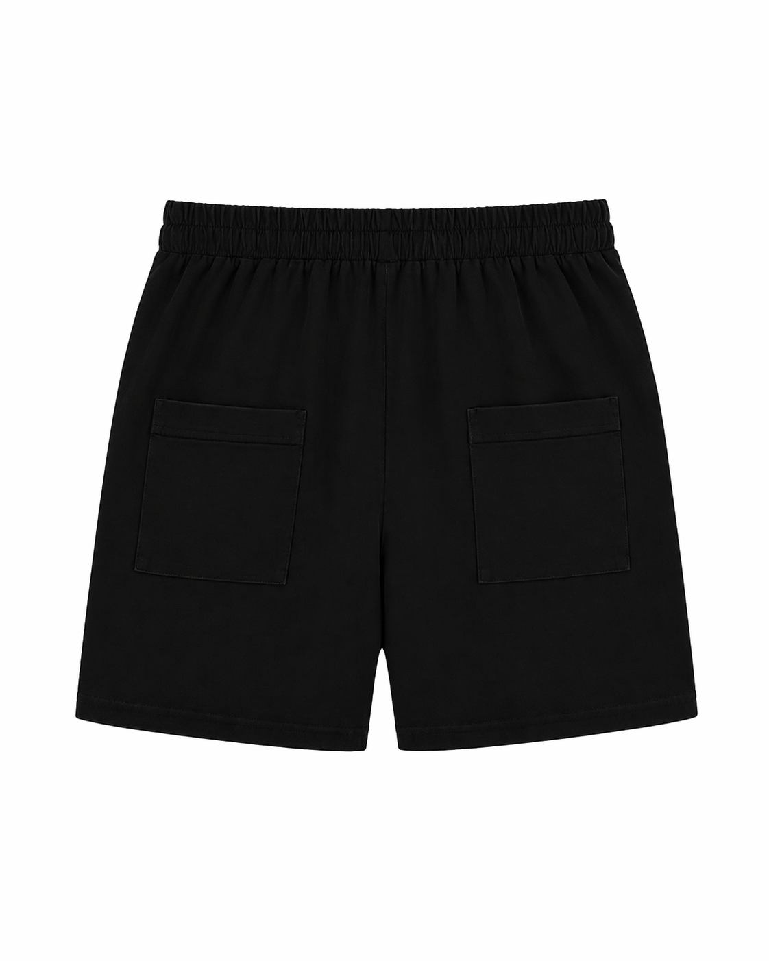 Boxer Shorts With White Drawstring In Black - DESU clothing