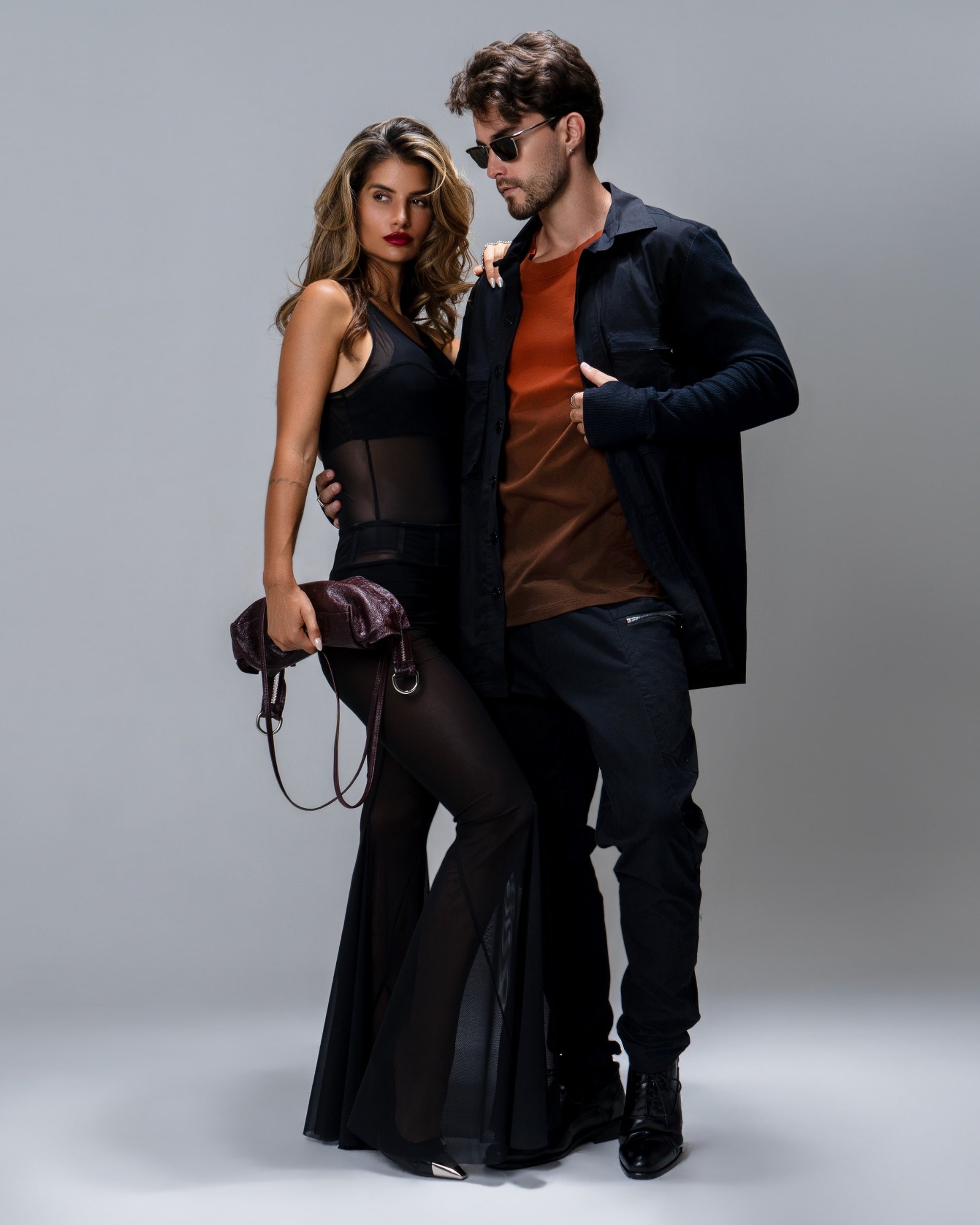 Transparent mesh pants - DESU clothing