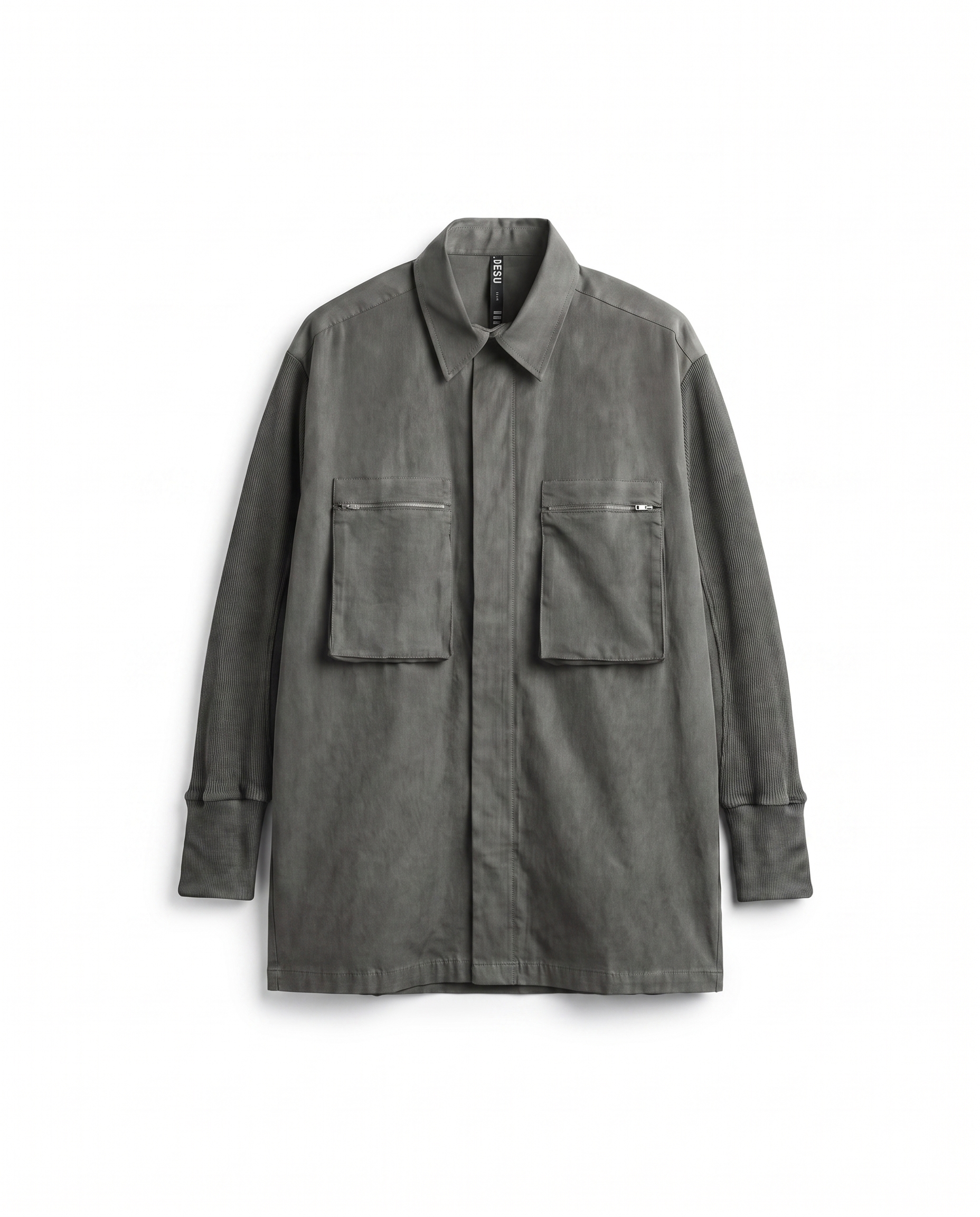 Front Pocket Shirt in grey