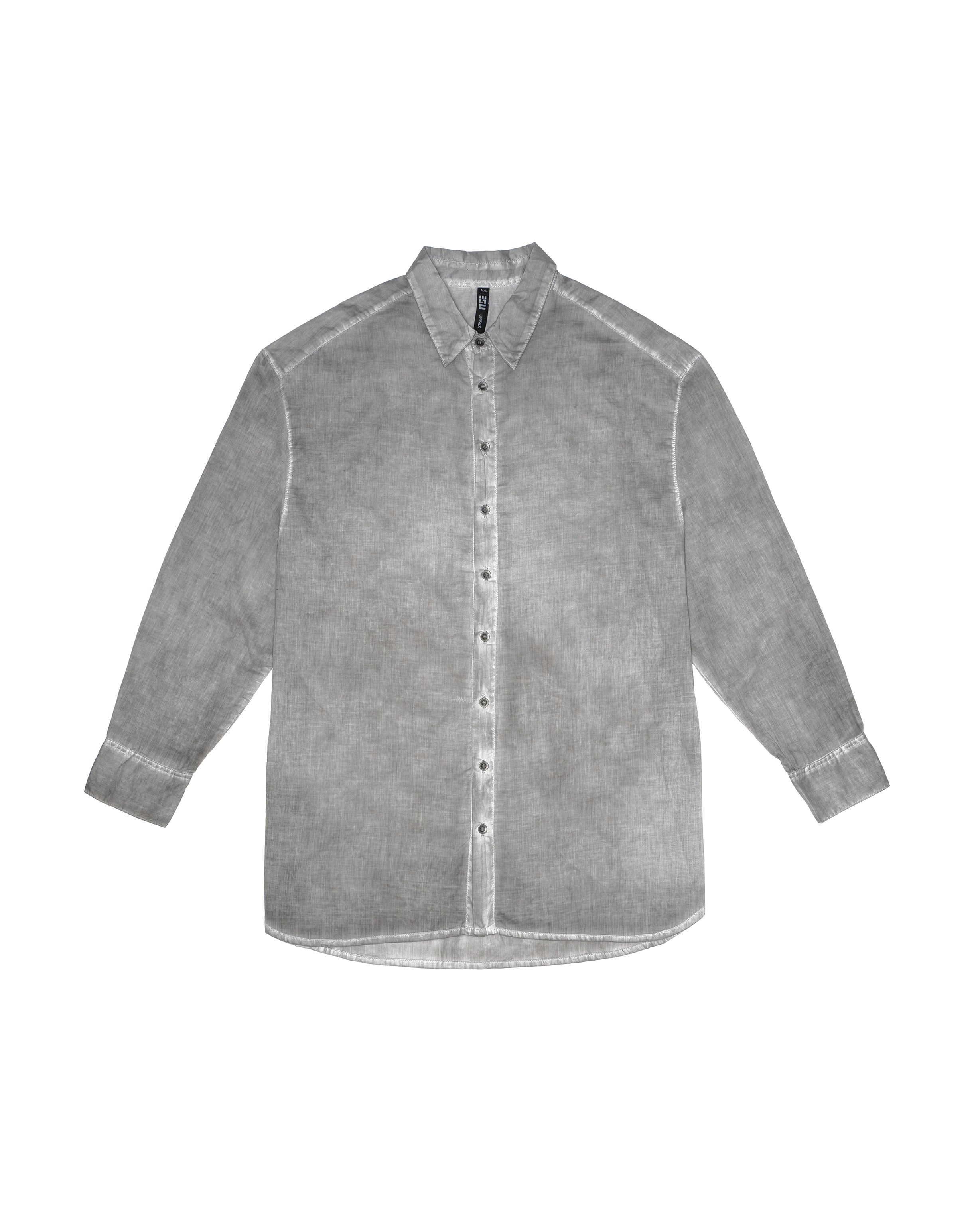 Oversized Unisex Shirt in grey