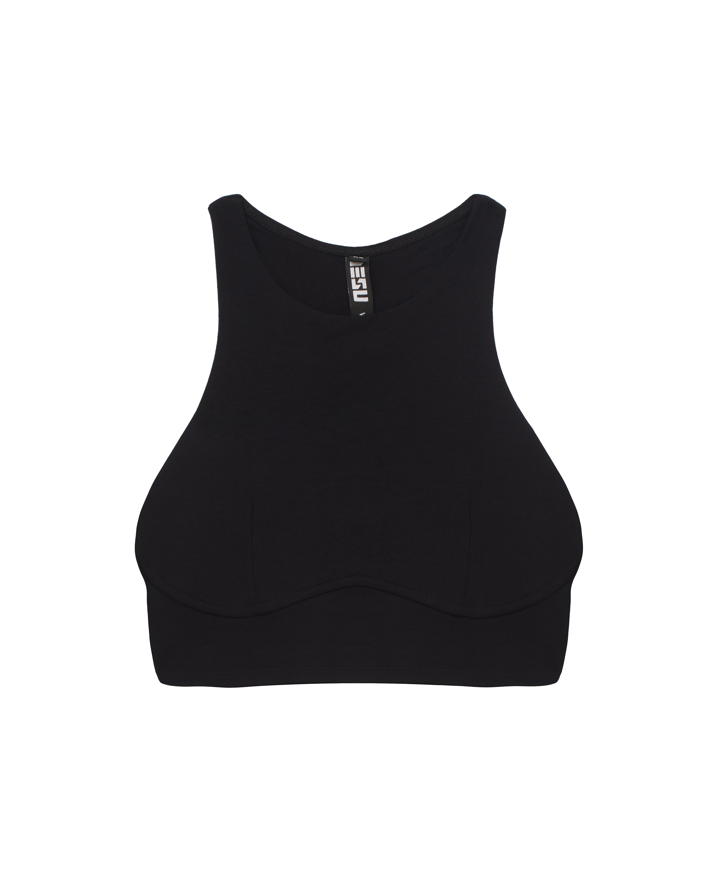 Racerback Top in Black - DESU clothing