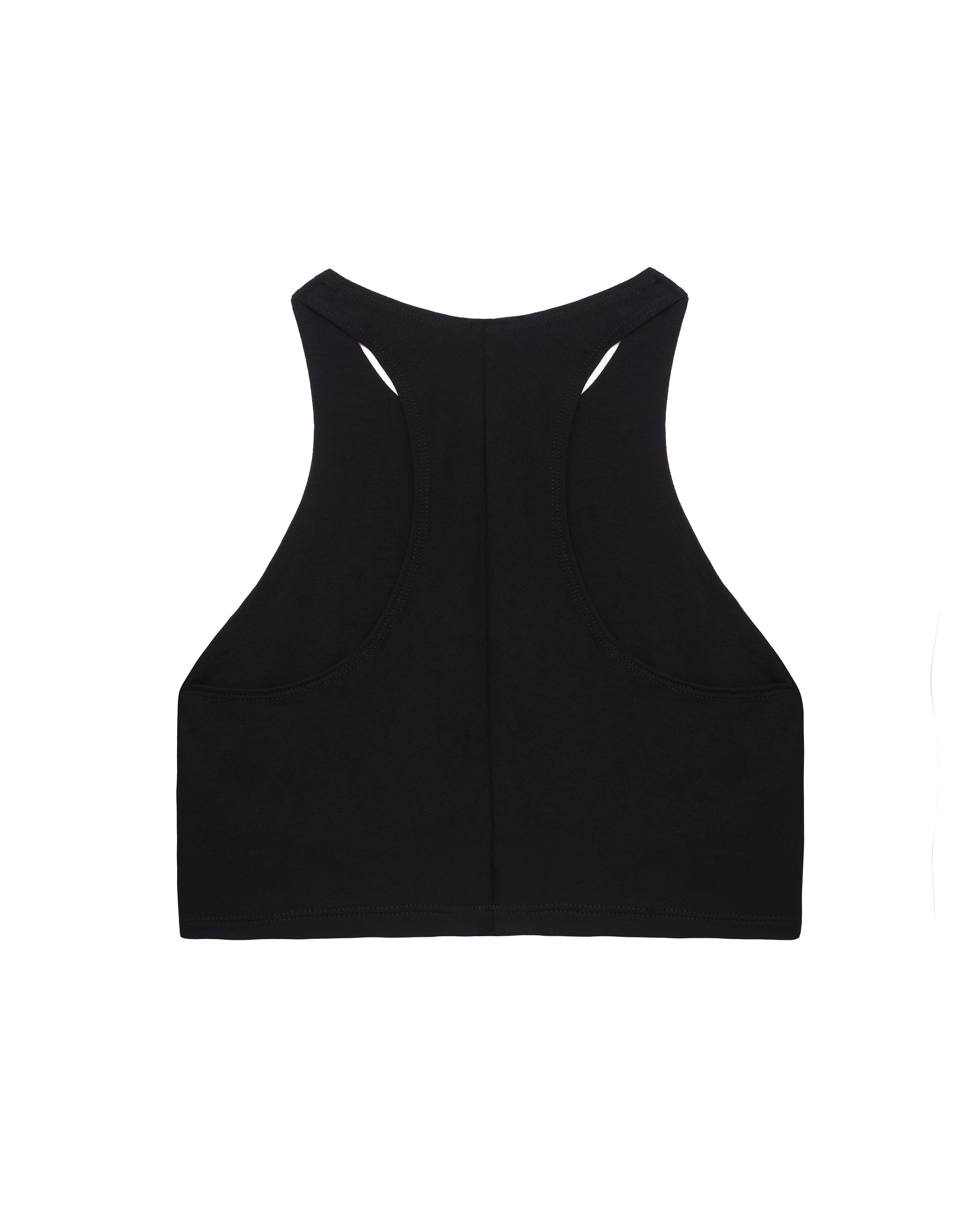 Racerback Top in Black - DESU clothing