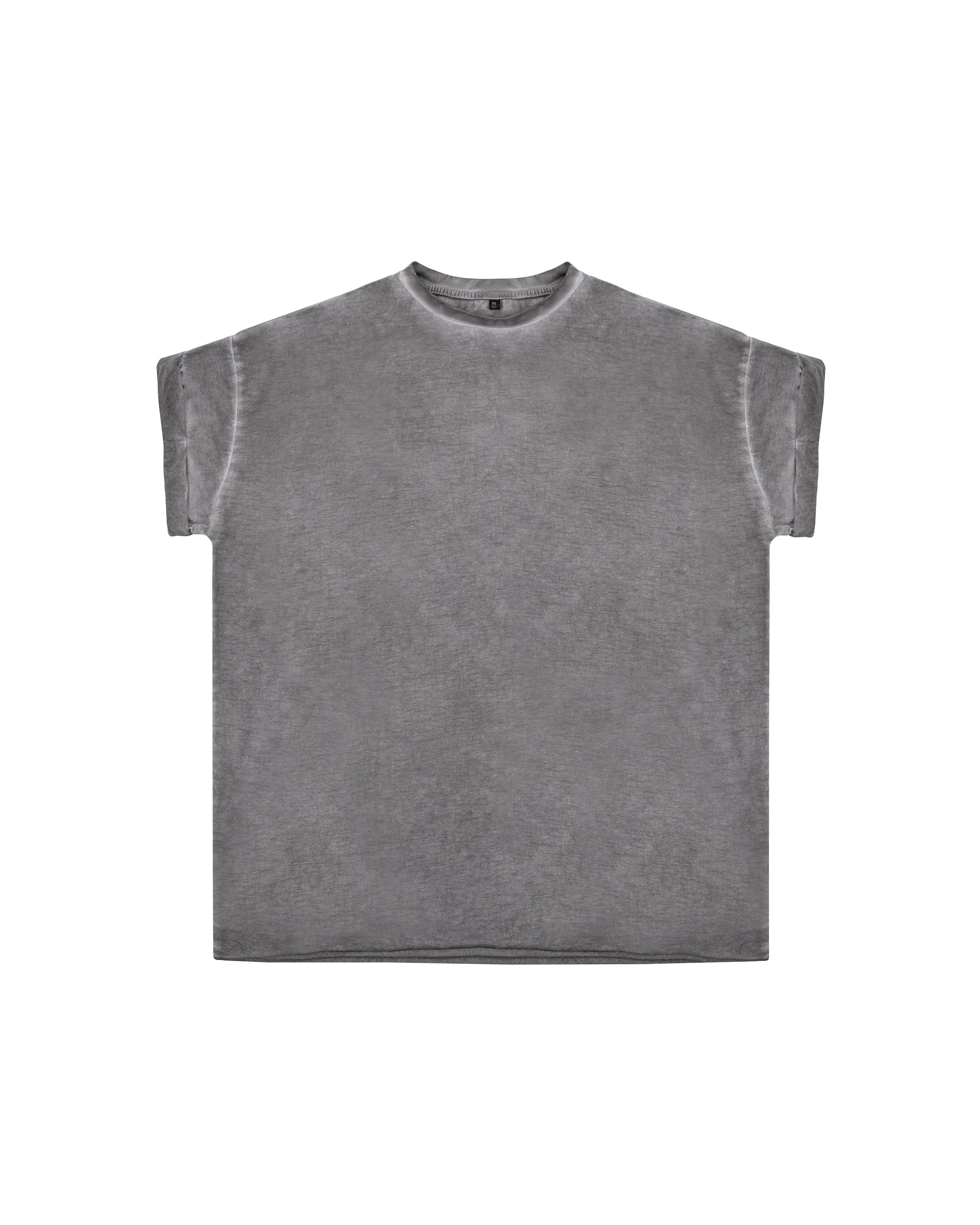 Rhinestone t-shirt in grey