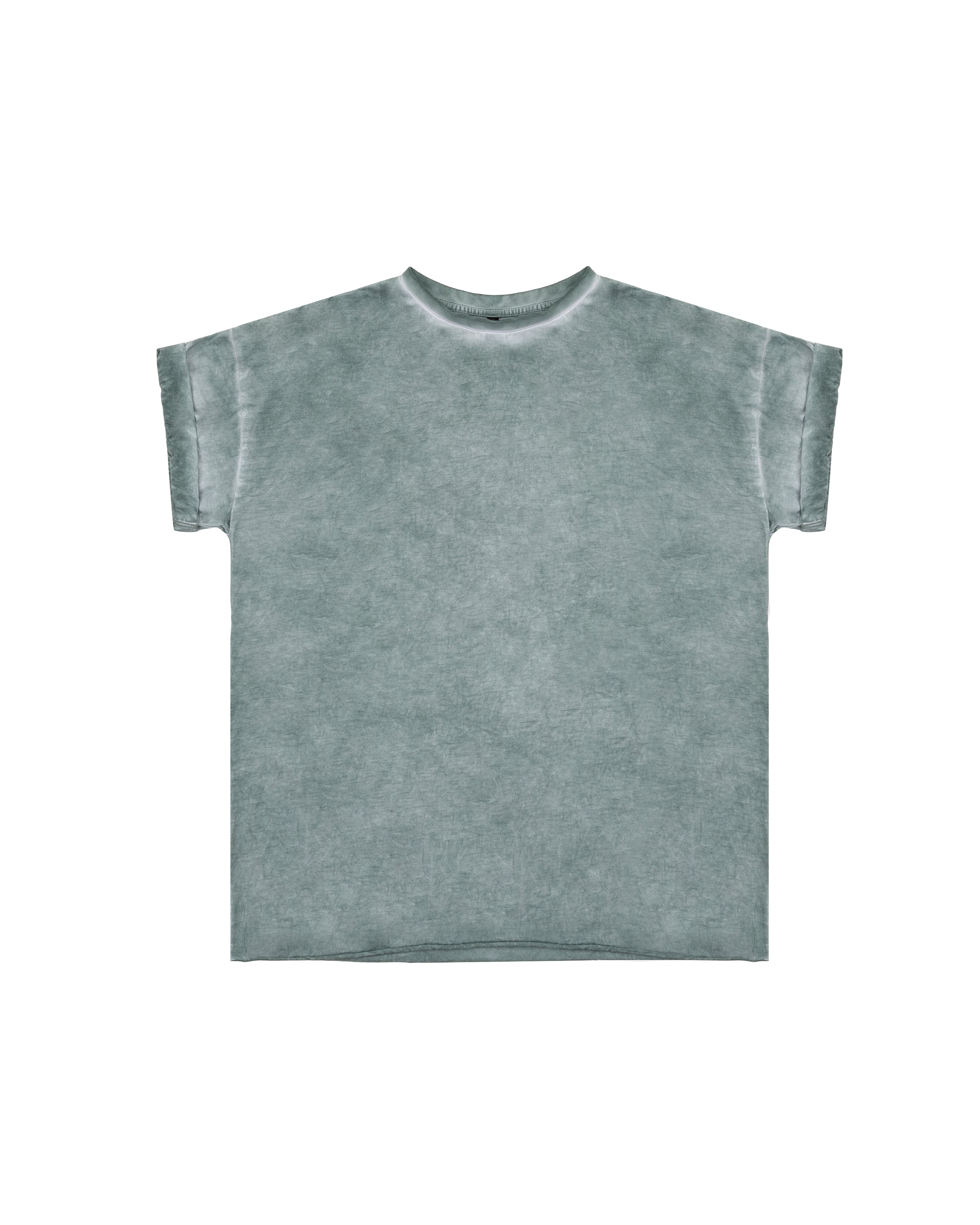 Rhinestone t-shirt in turquoise