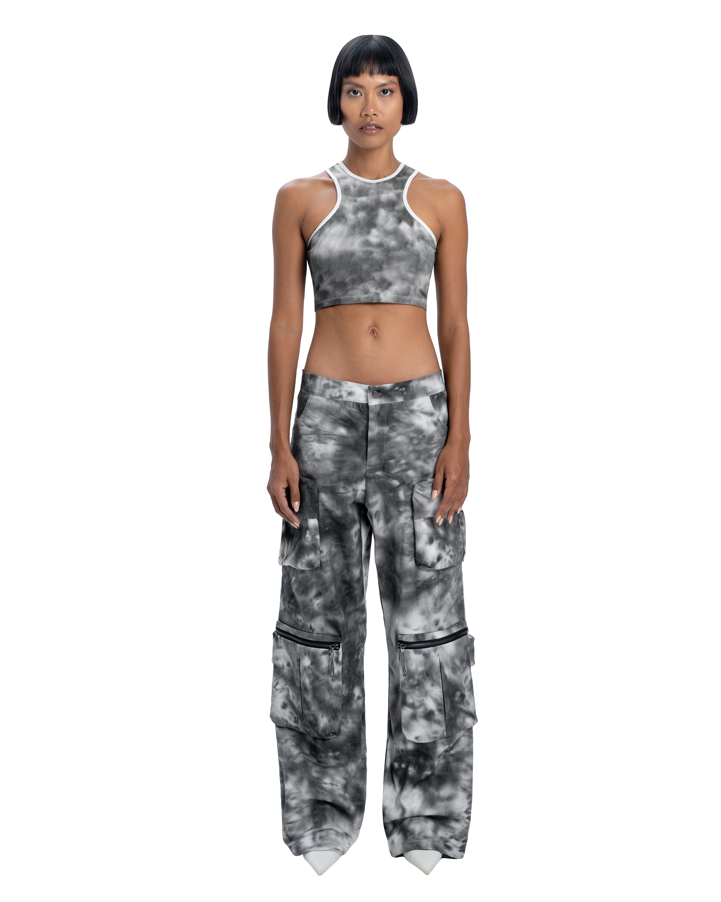 Tie dye cargo pants