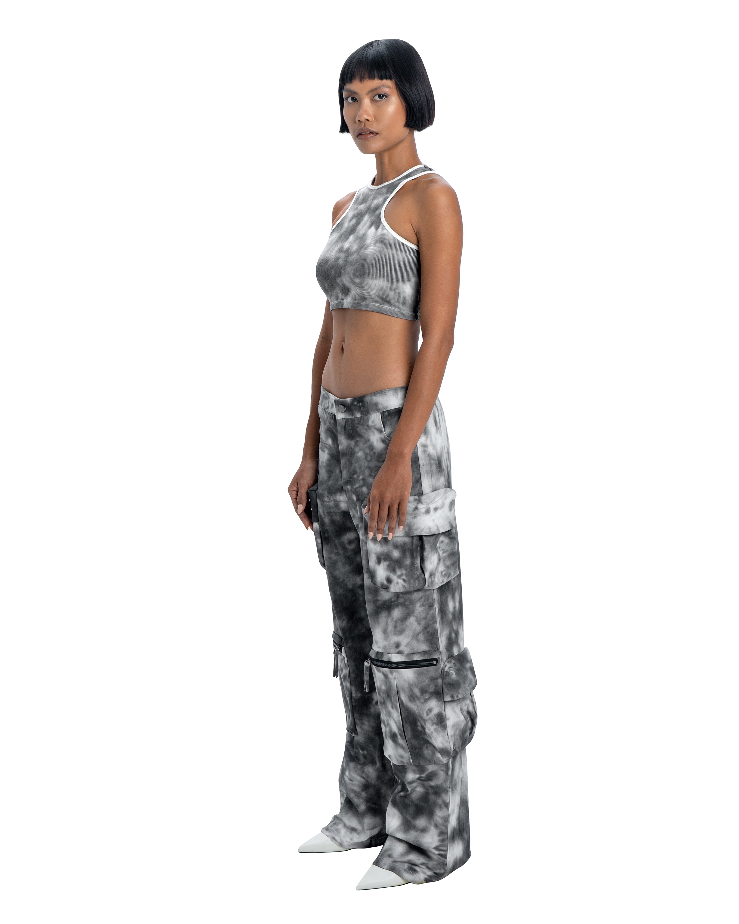 Tie dye cargo pants