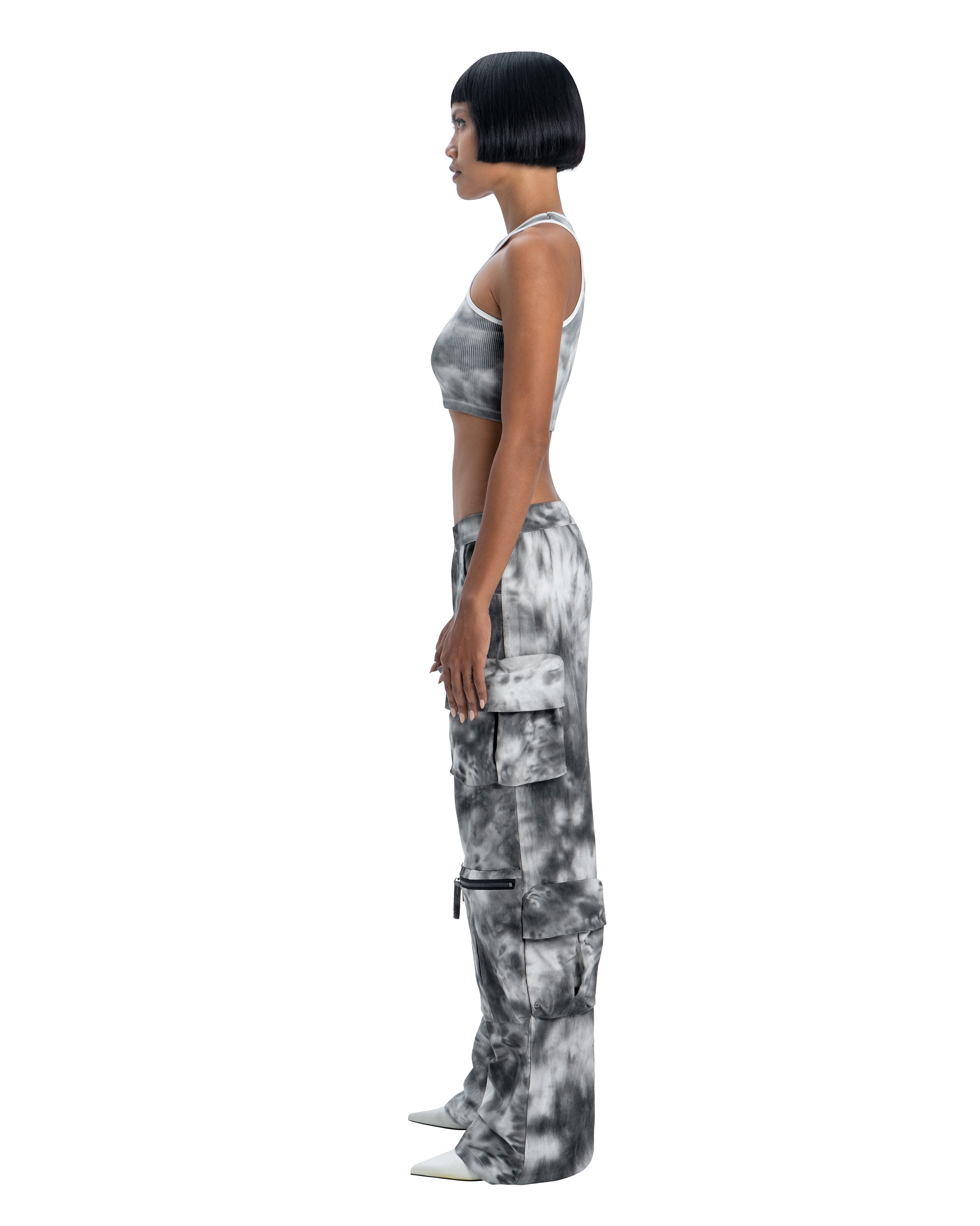 Tie dye cargo pants