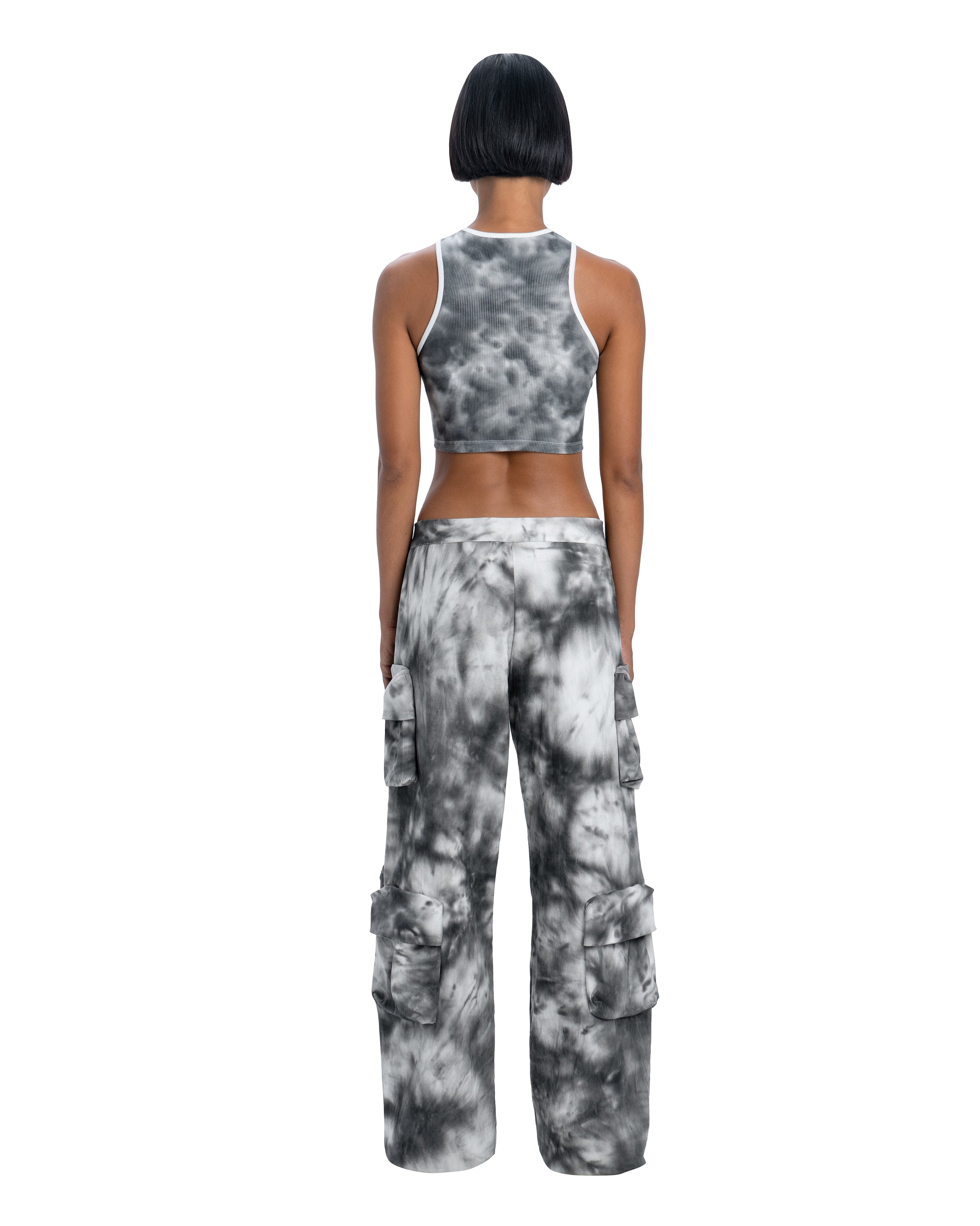 Tie dye cargo pants