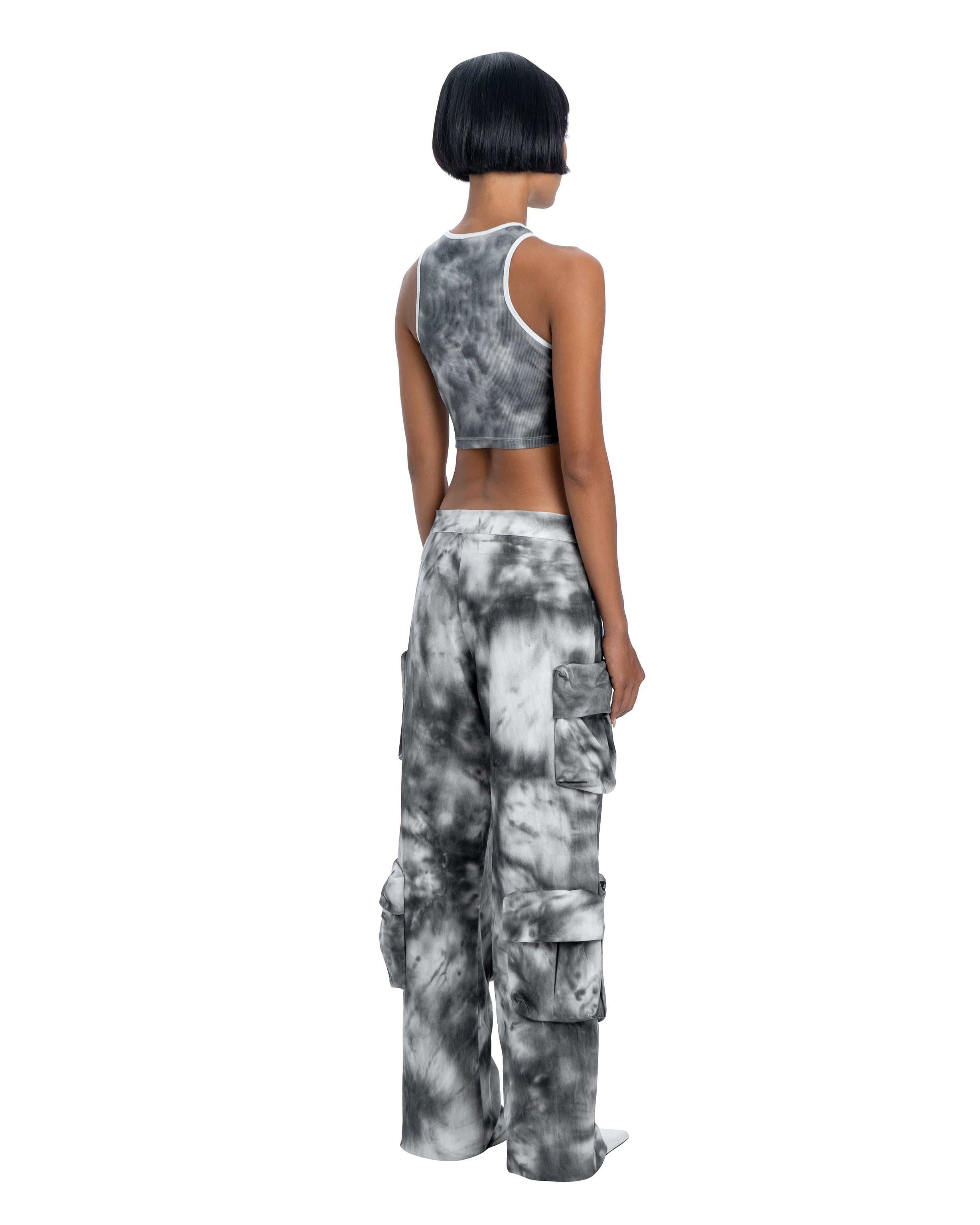 Tie dye cargo pants