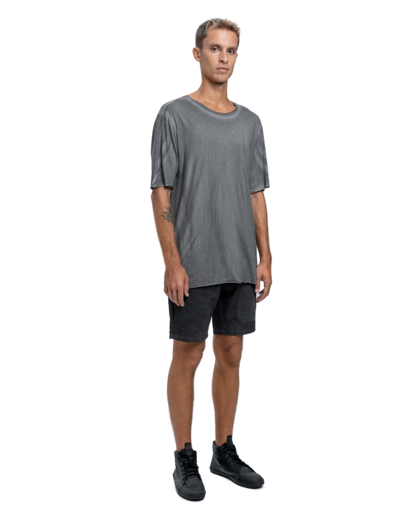 Asymmetric t-shirt in grey