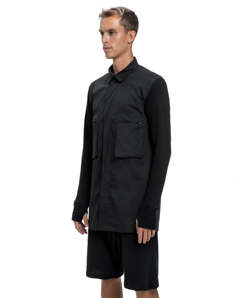 Combo jacket in black