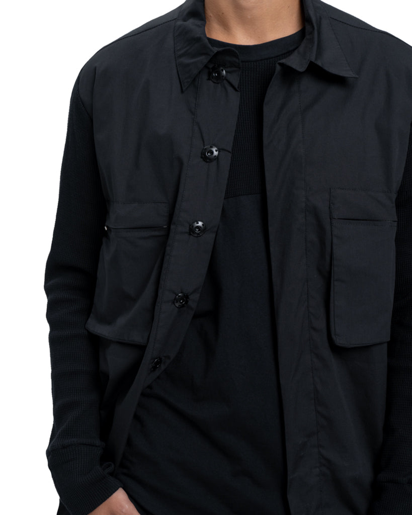 Combo jacket in black - DESU clothing