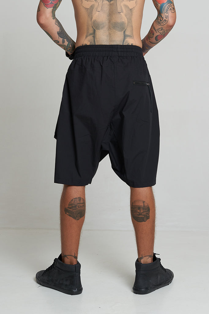 Drop crotch man front pockets shorts - DESU clothing