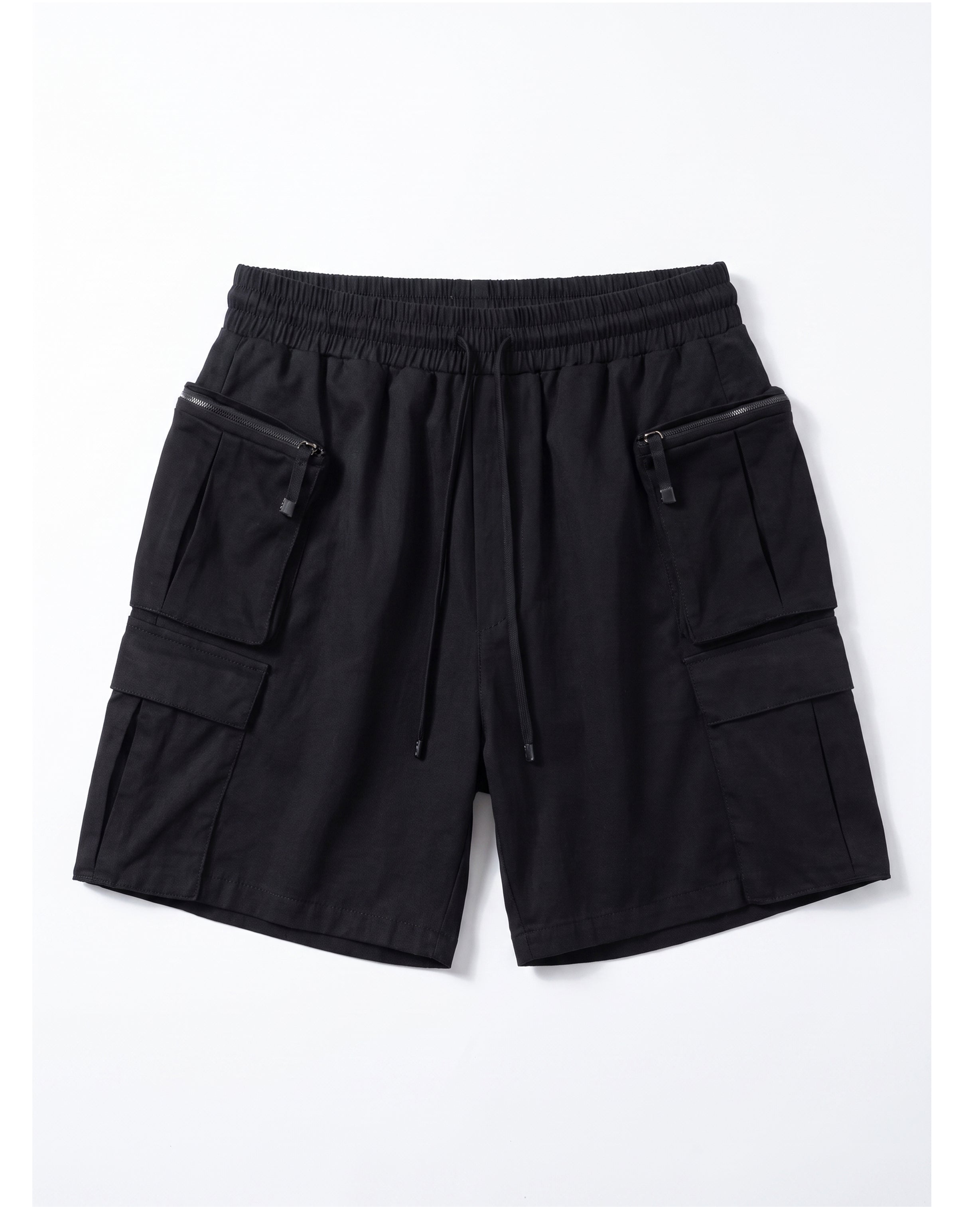 Bermudas Cargo Shorts in black - DESU clothing
