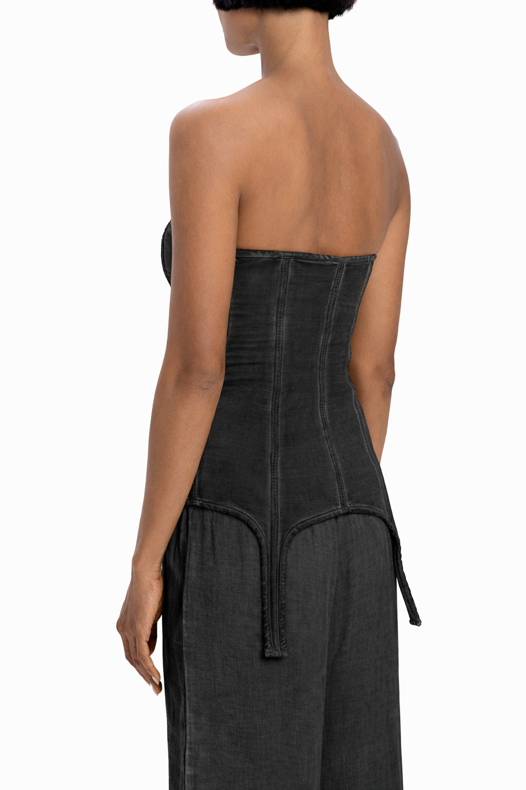 Lycra Top in Black - DESU clothing