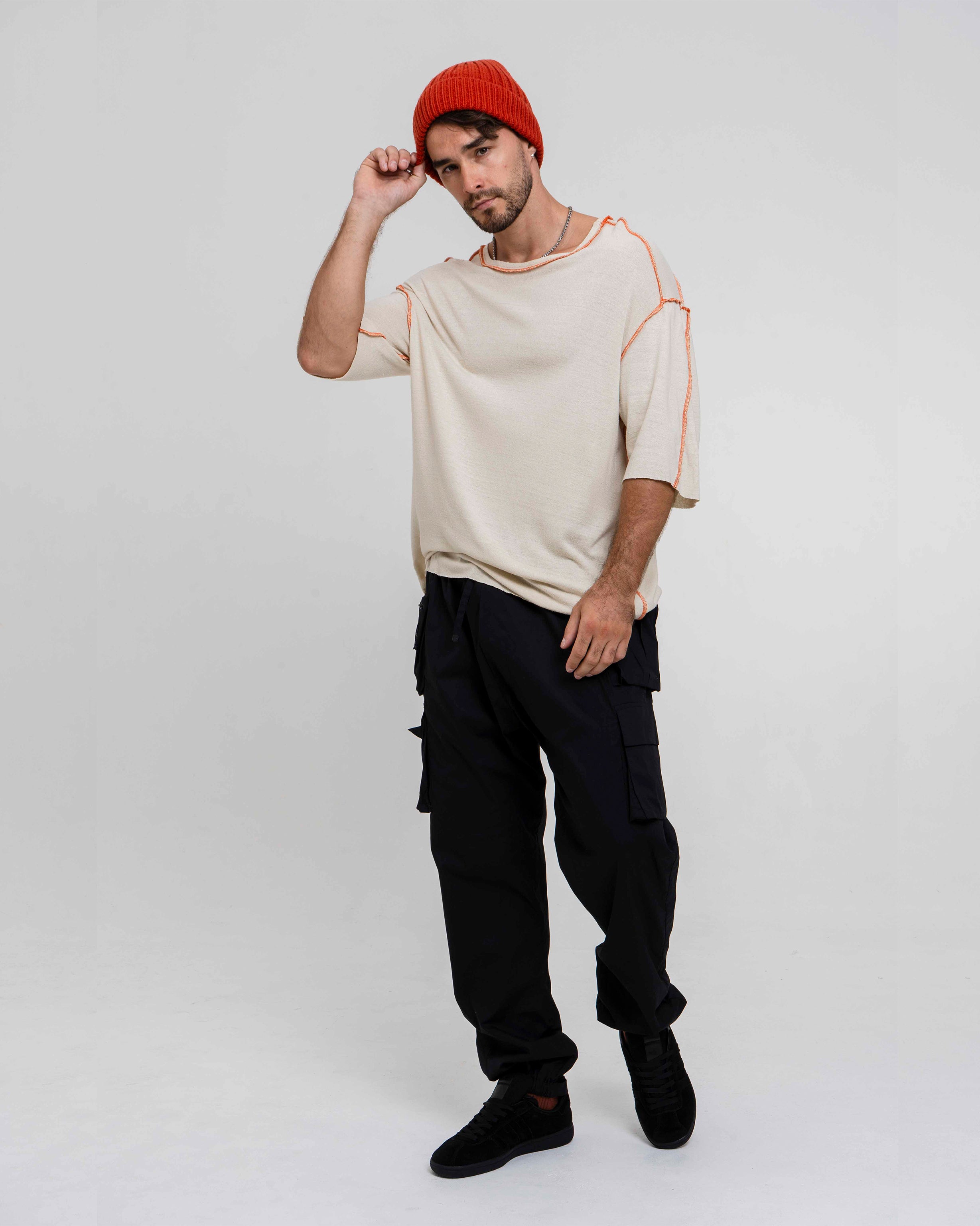 Four Pocket Cargo Pants in black