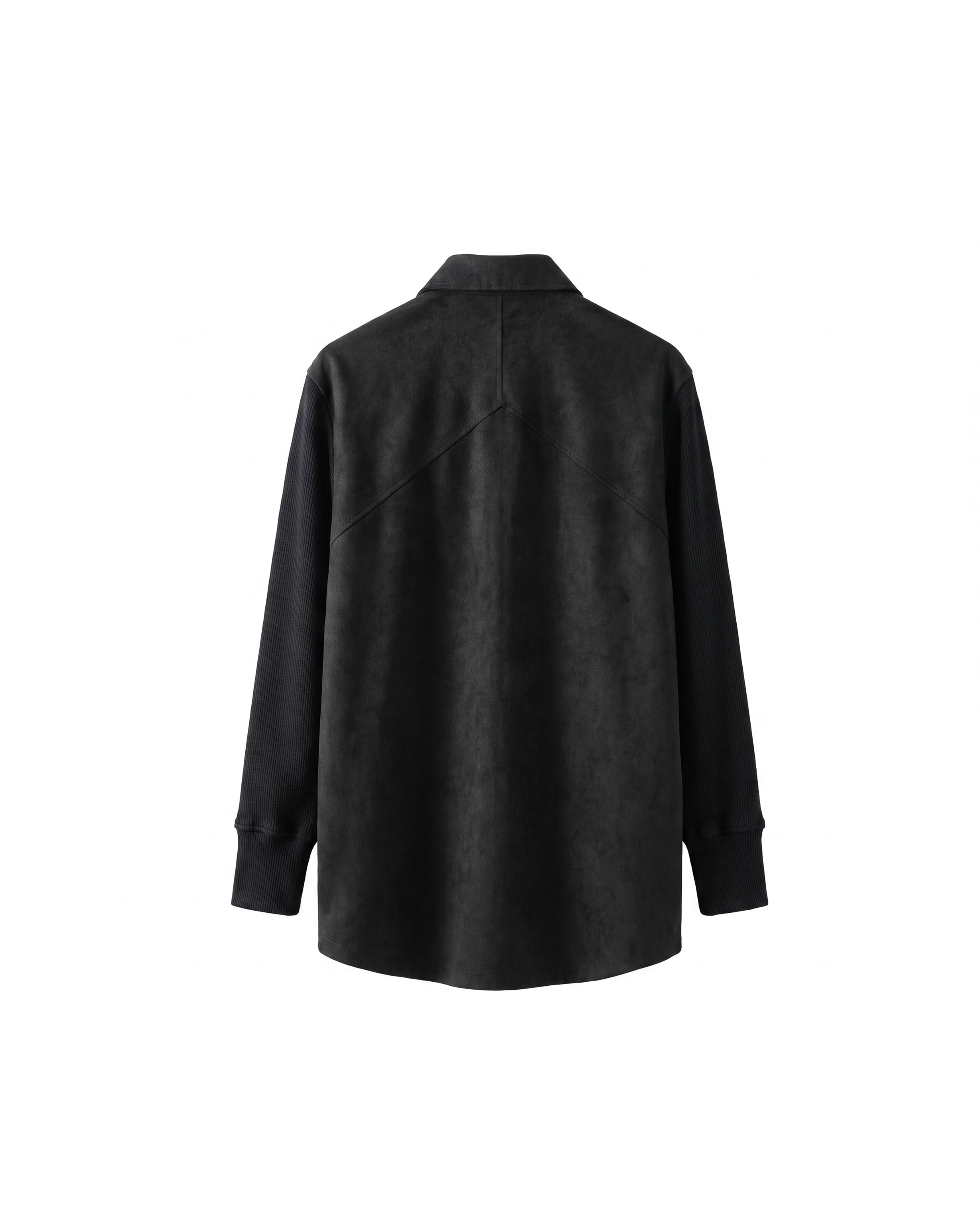Front Pocket Shirt in black - DESU clothing
