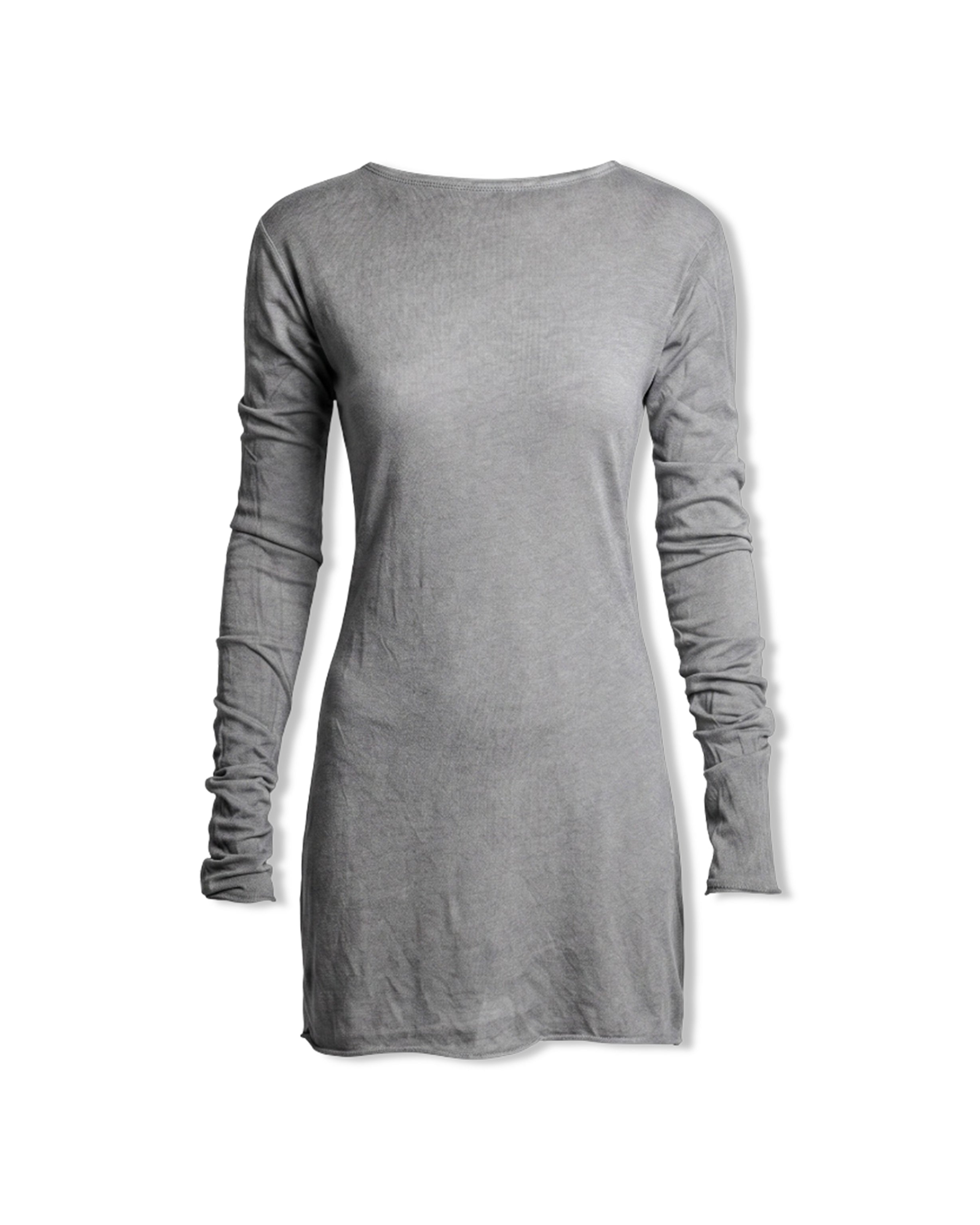 Long sleeve dress in grey