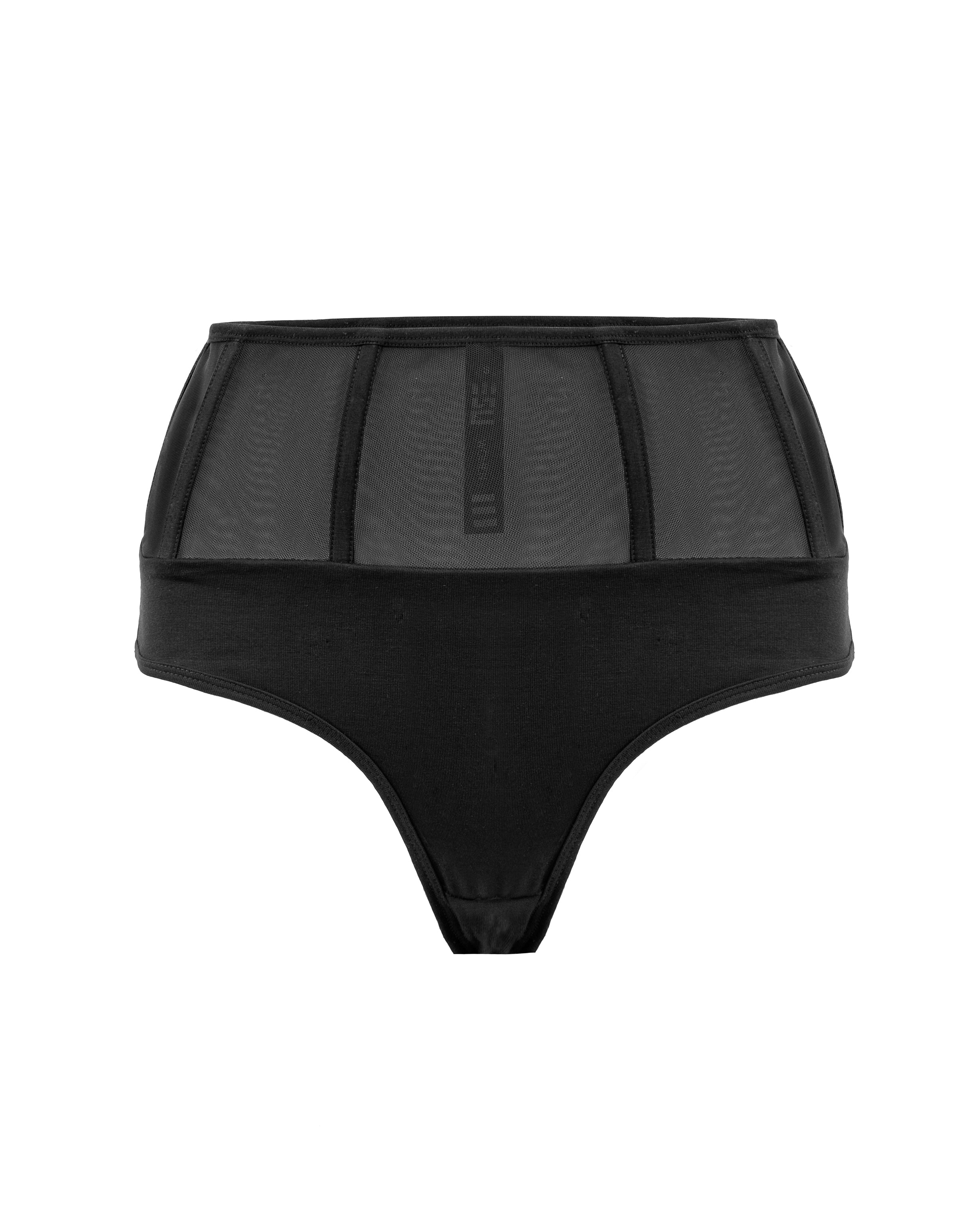 Power nett underwear in black - DESU clothing