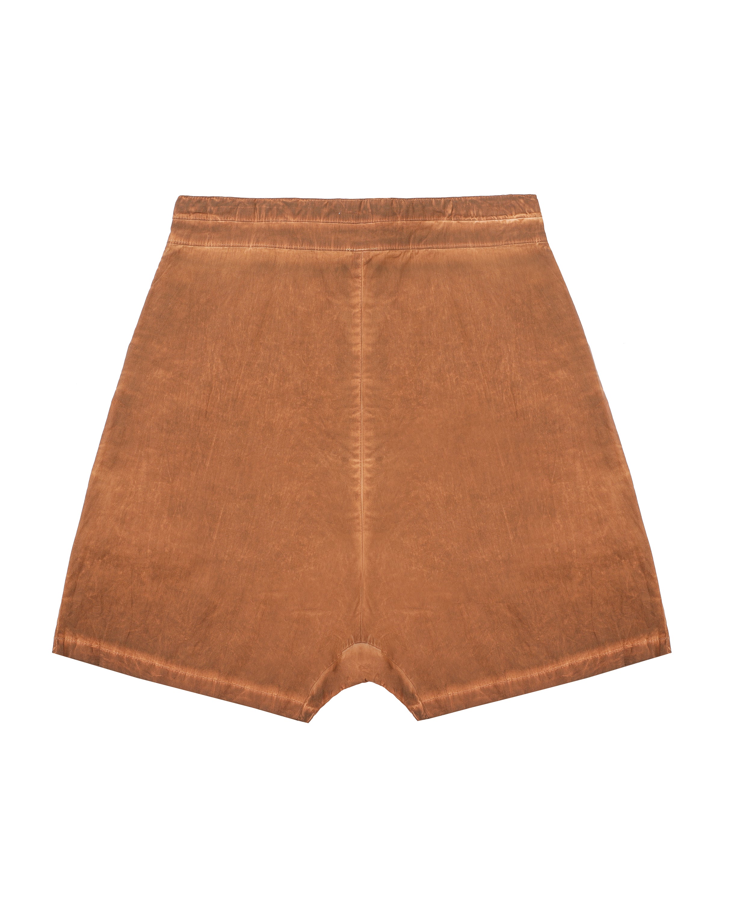 Cotton Poplin Shorts in copper