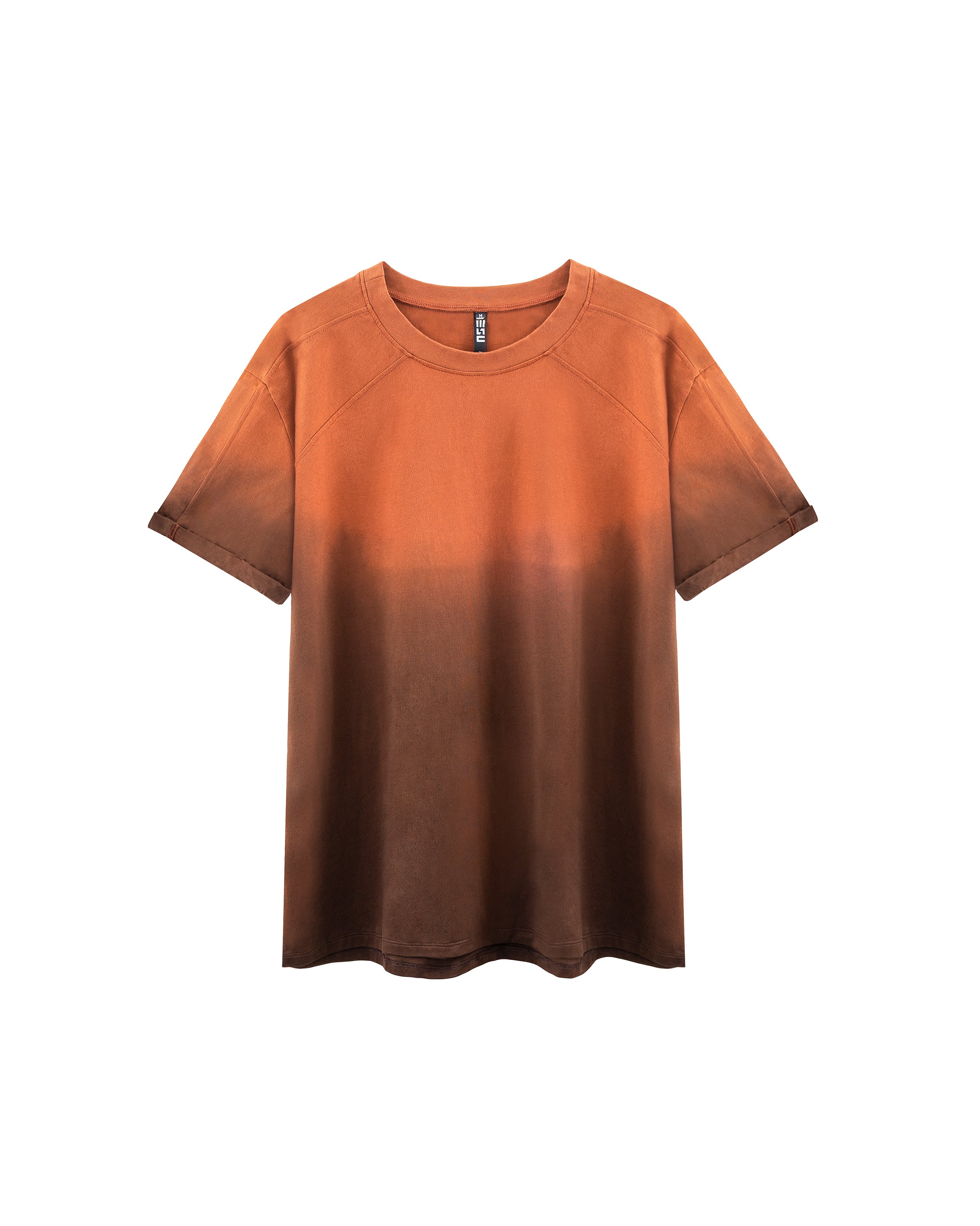 T-shirt with brown ombre