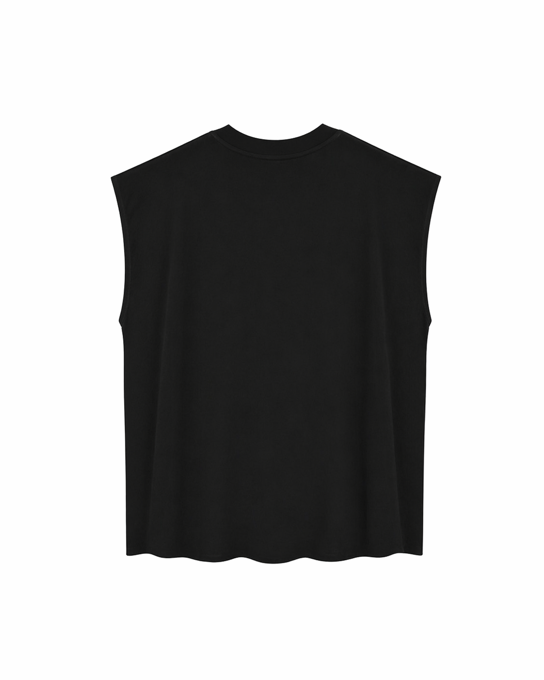 Turtleneck t-shirt in Black