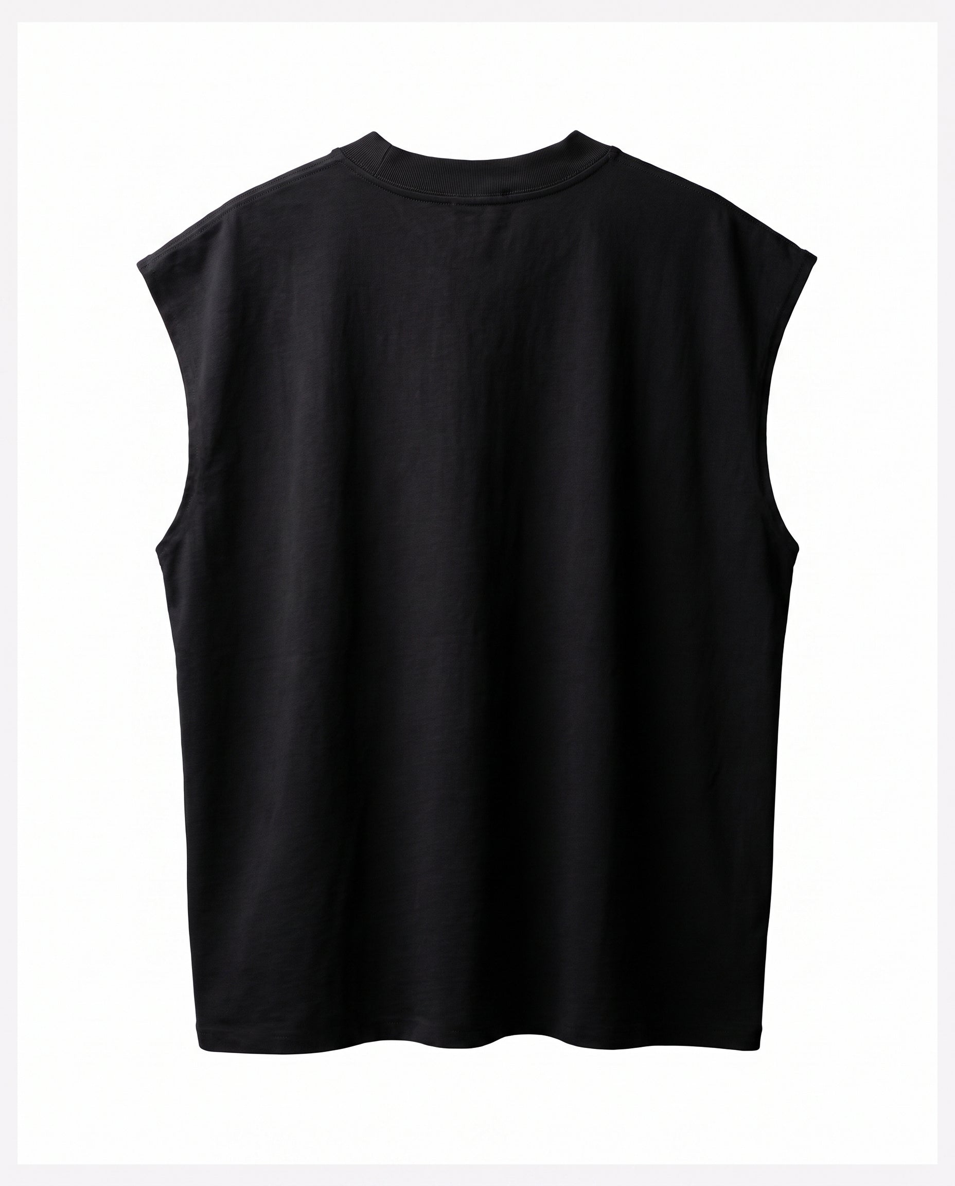 Turtleneck t-shirt in Black - DESU clothing