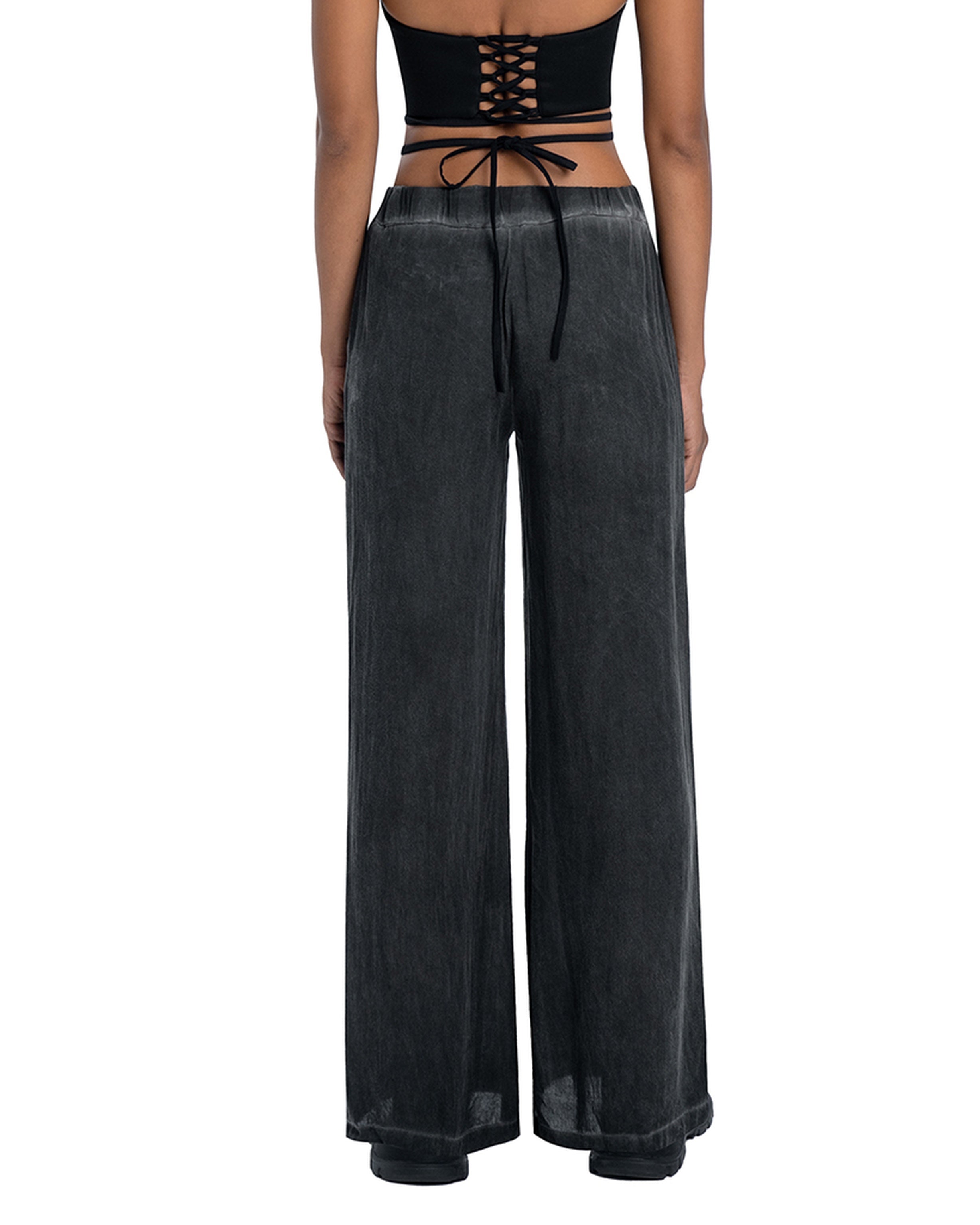 Wide pants in yellow - DESU clothing