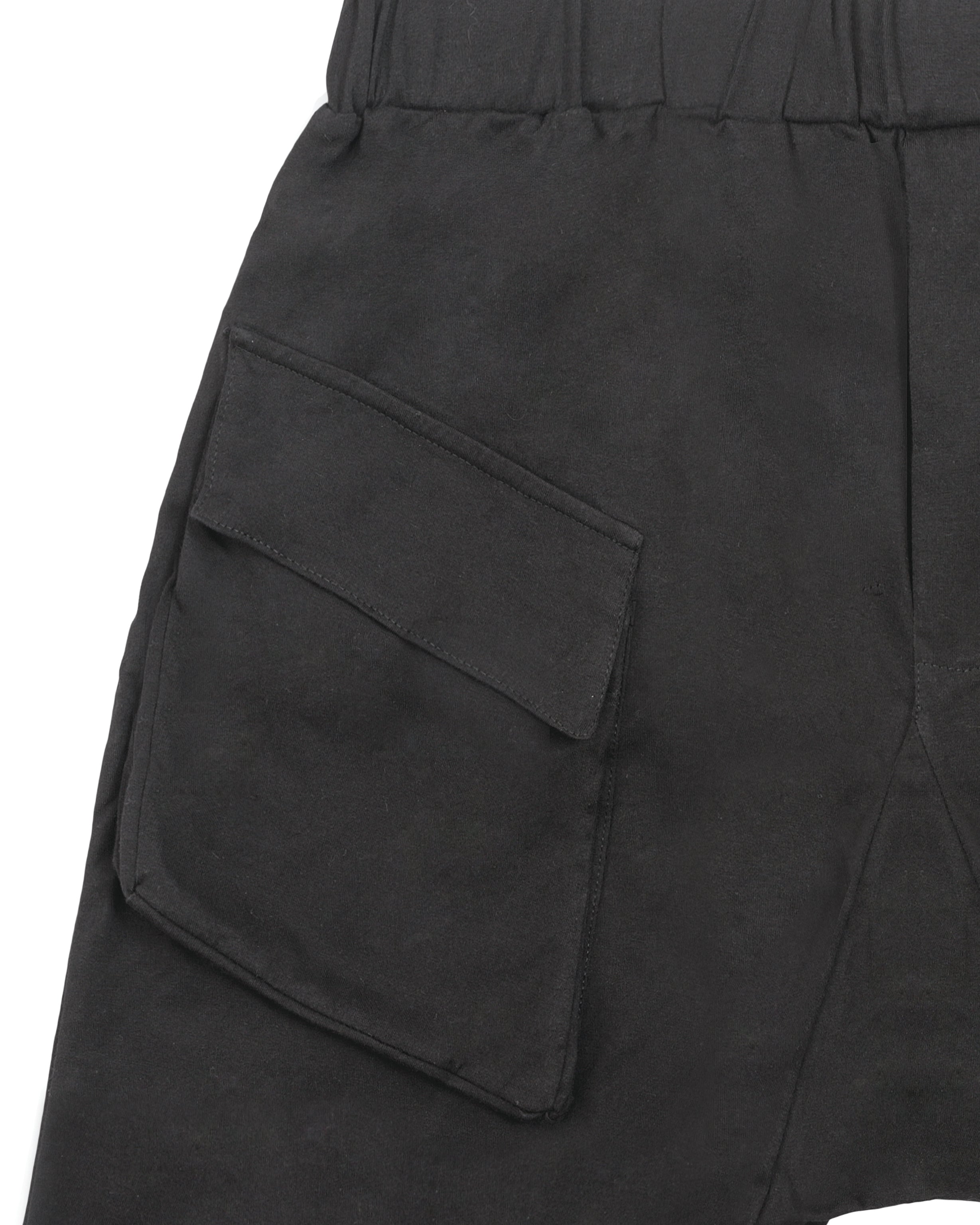 Cotton Jersey Shorts in black