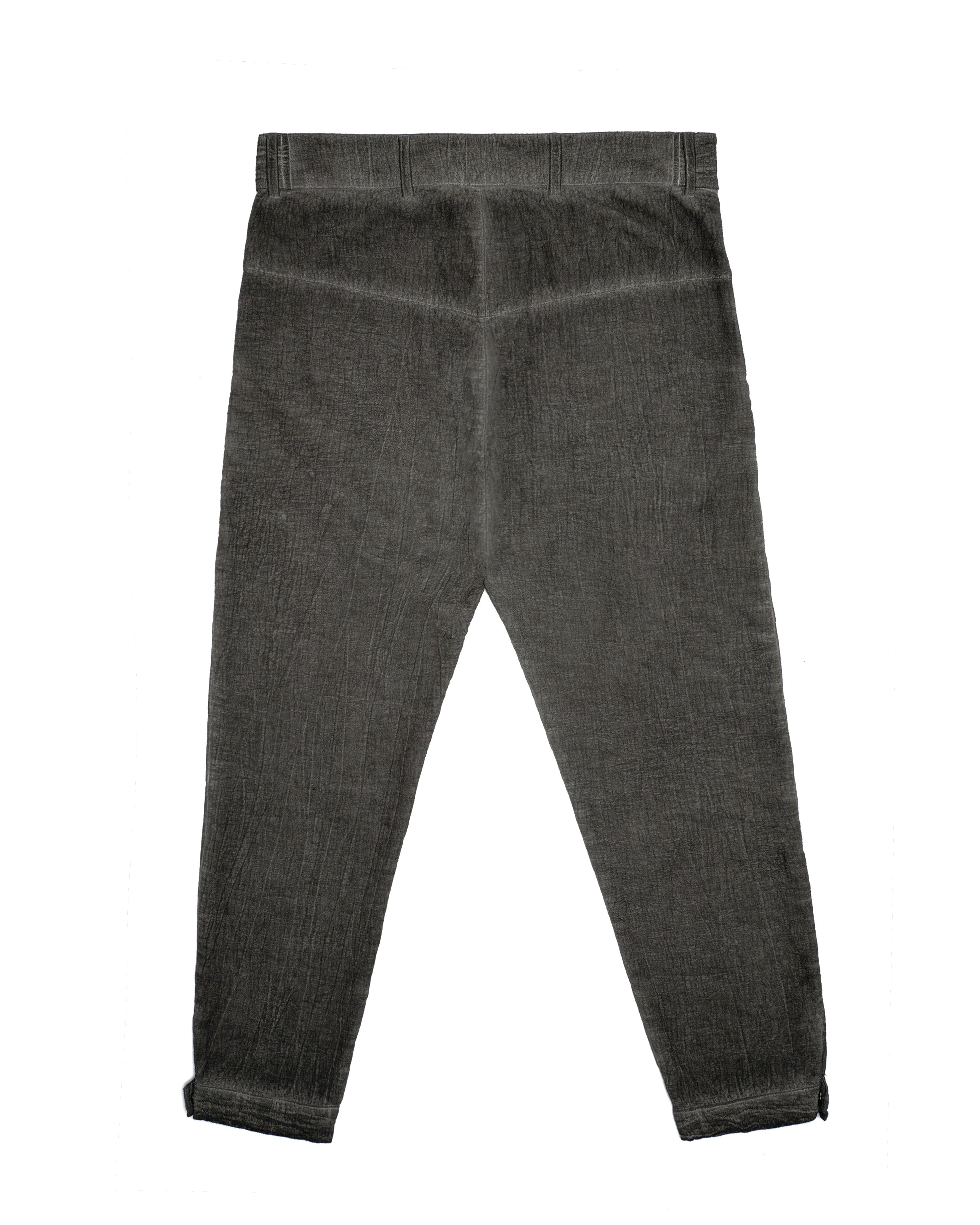 Crinkle Pants in grey linen blend