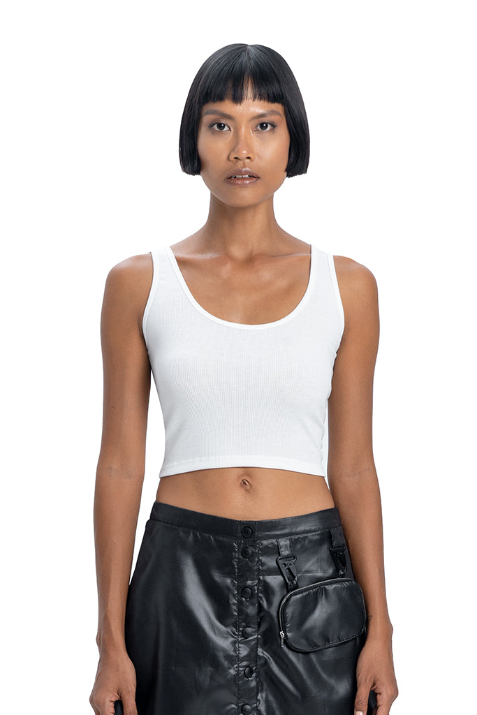 Aluna Top: A bestselling smart casual choice for women. Made of cotton & spandex, perfect for comfort. Ideal for those seeking stylish singlets.