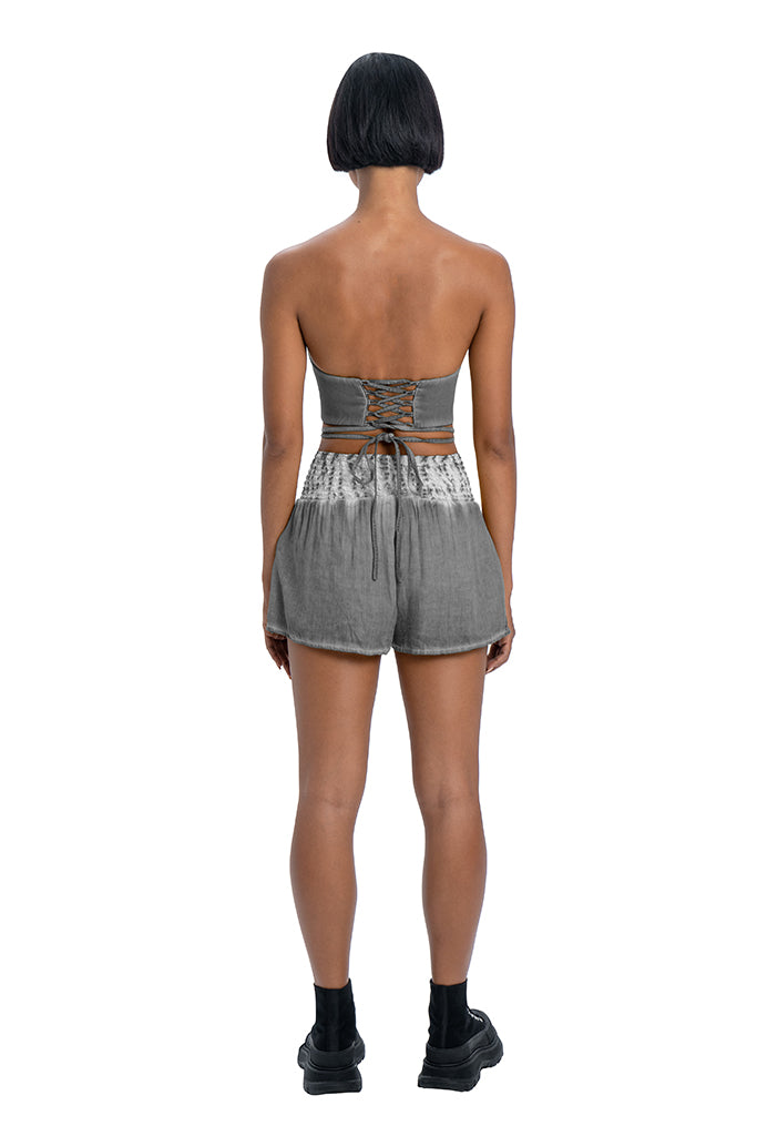 Mini shorts in grey - DESU clothing