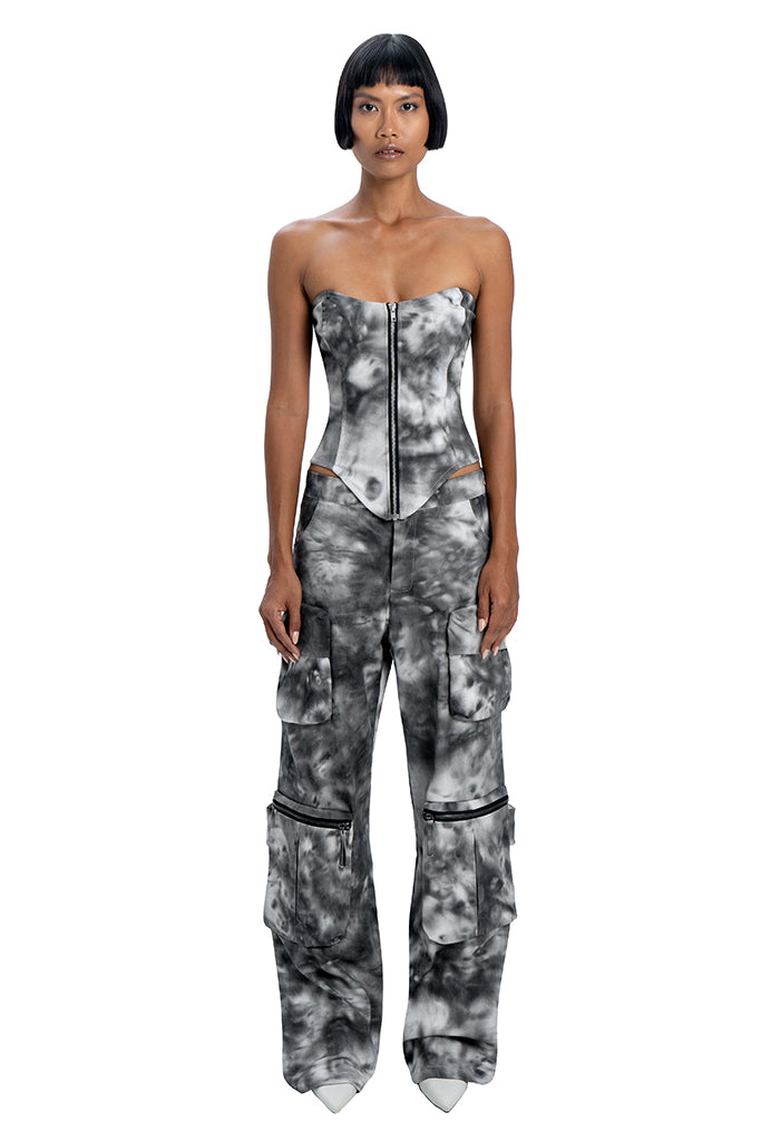 Tie dye corset - DESU clothing