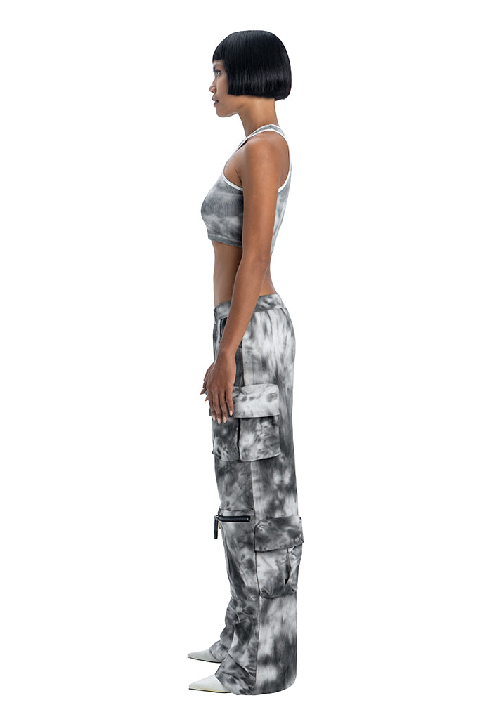 Tie dye cargo pants - DESU clothing