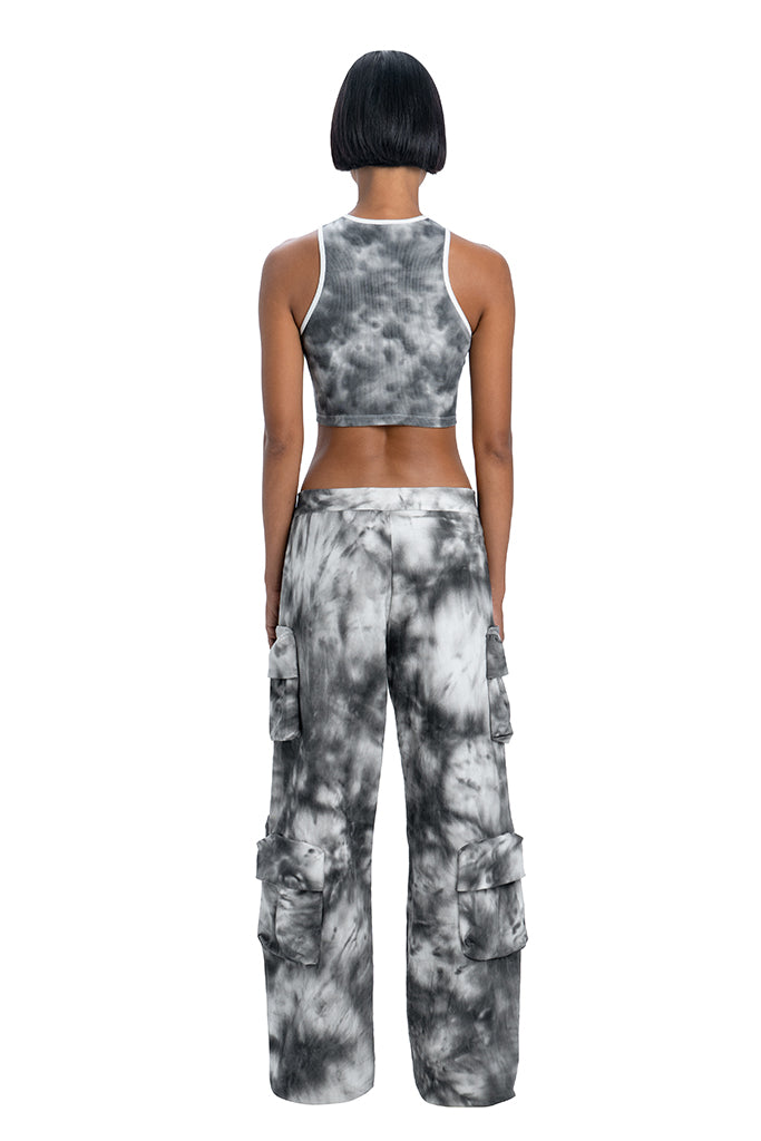 Tie dye cargo pants - DESU clothing