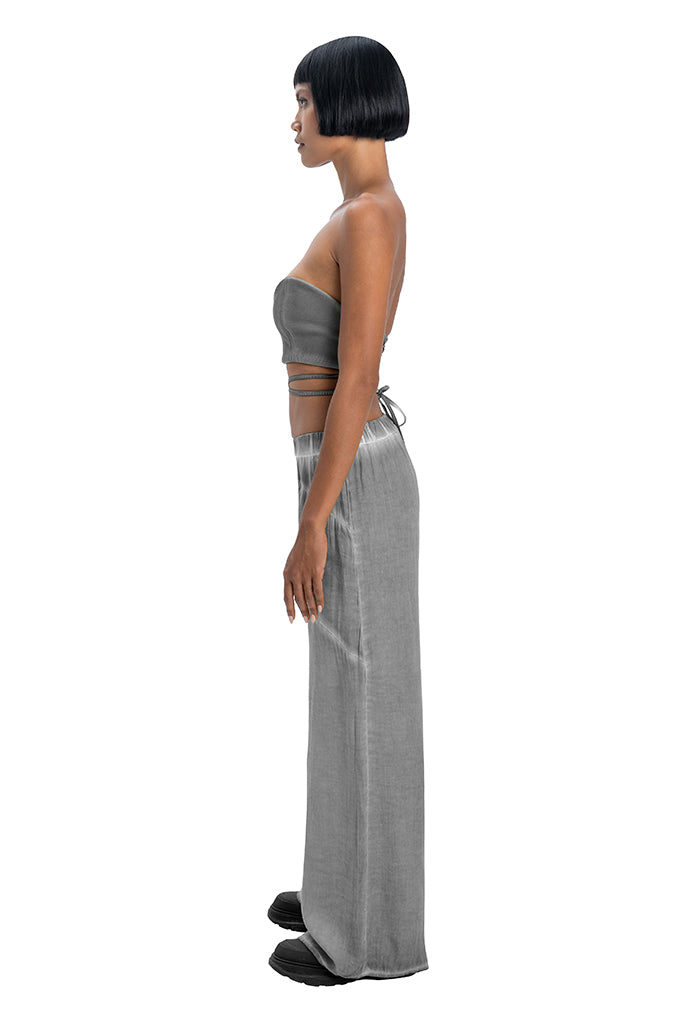 Wide women pants grey - DESU clothing