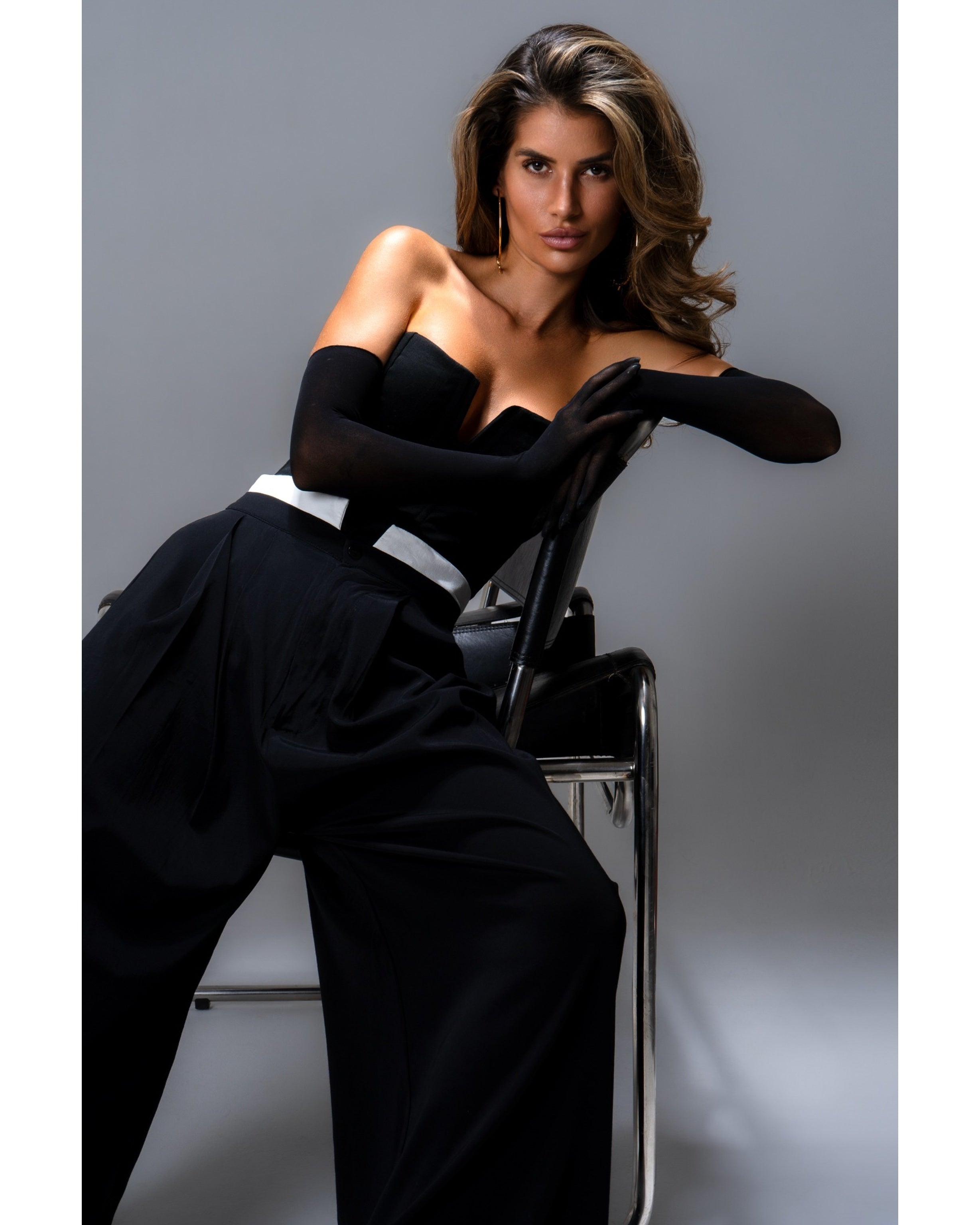 Palazzo Pants in Black - DESU clothing